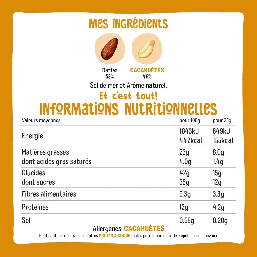 Thumbnail 1 de Nākd. Cacahuètes — Barres raw de fruits et noix 100% ingrédients naturels, vegan