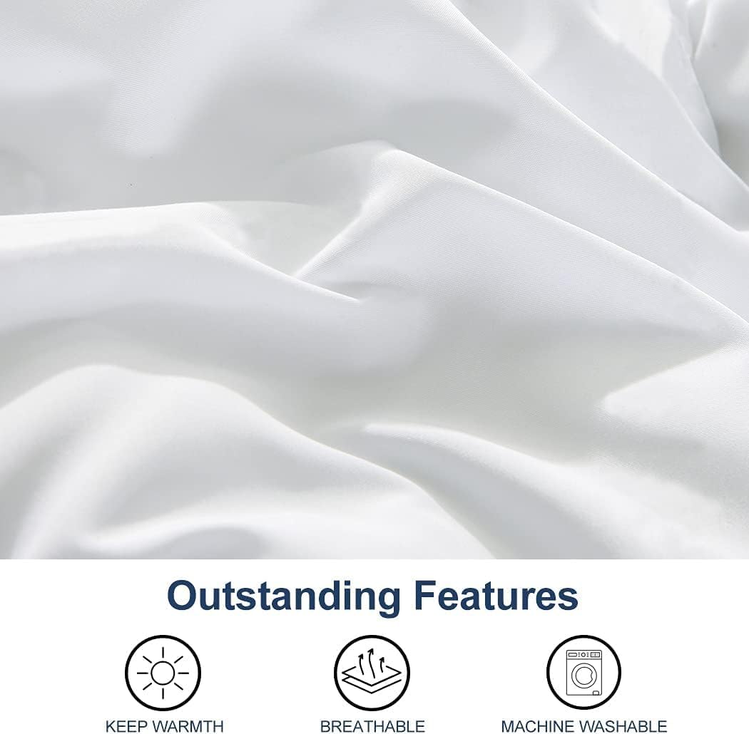 Thumbnail 1 de ACCURATEX CA-Acx-DI Queen Comforter, 500 GSM Microfiber Fill, 90 x 90 in