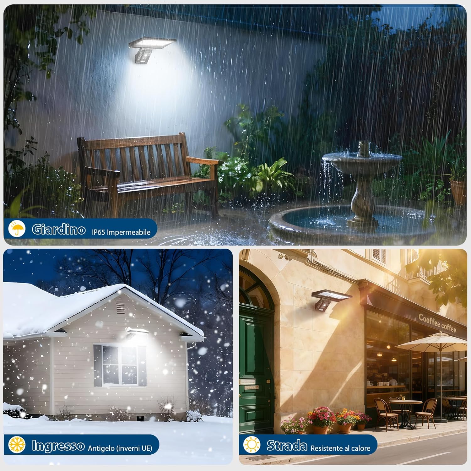 Thumbnail 4 de JESLED 104LED Luce Solare da Esterno