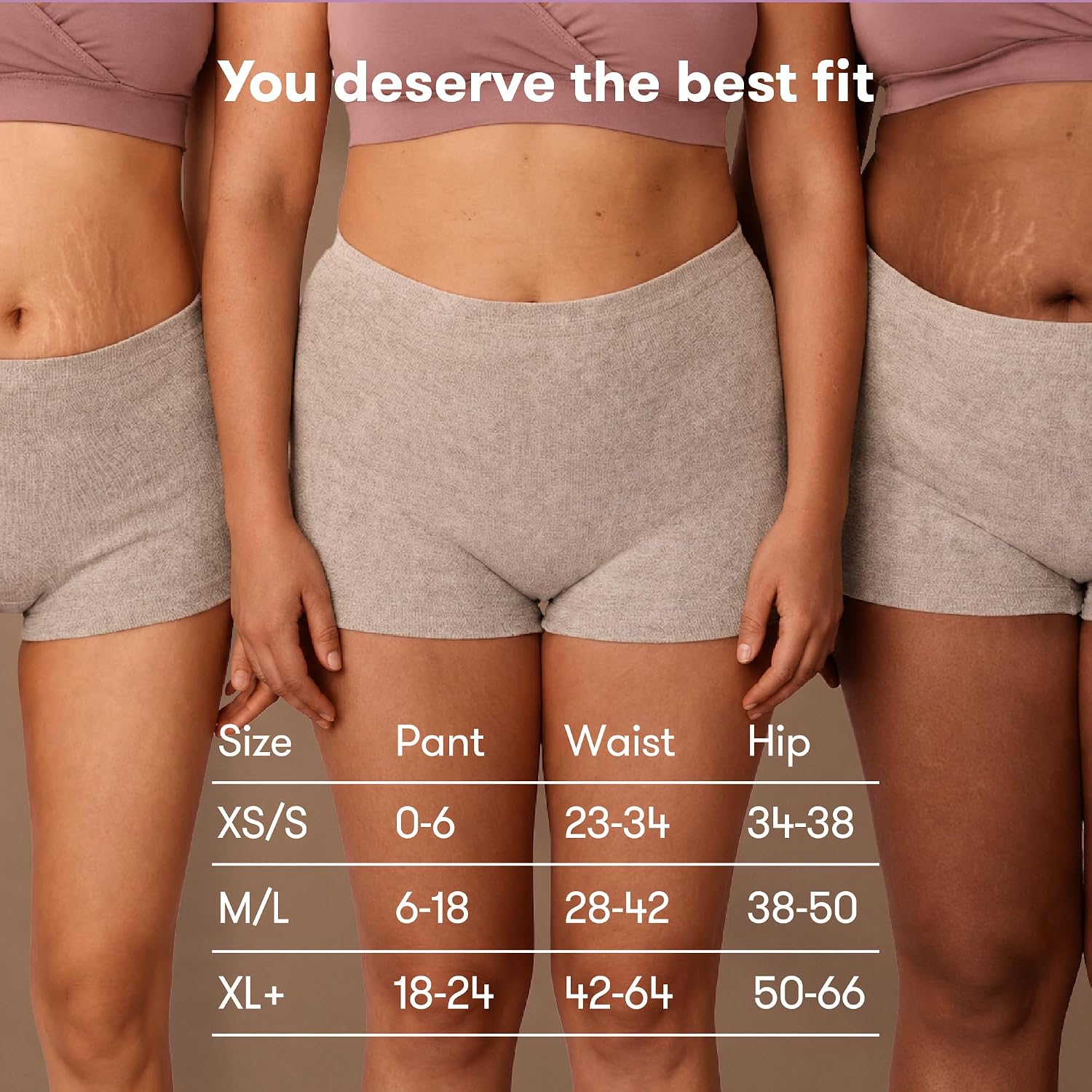 Thumbnail 3 de Frida Mom postpartum underwear pack (8-pack) seamless boyshorts, M/L (28–42 in)