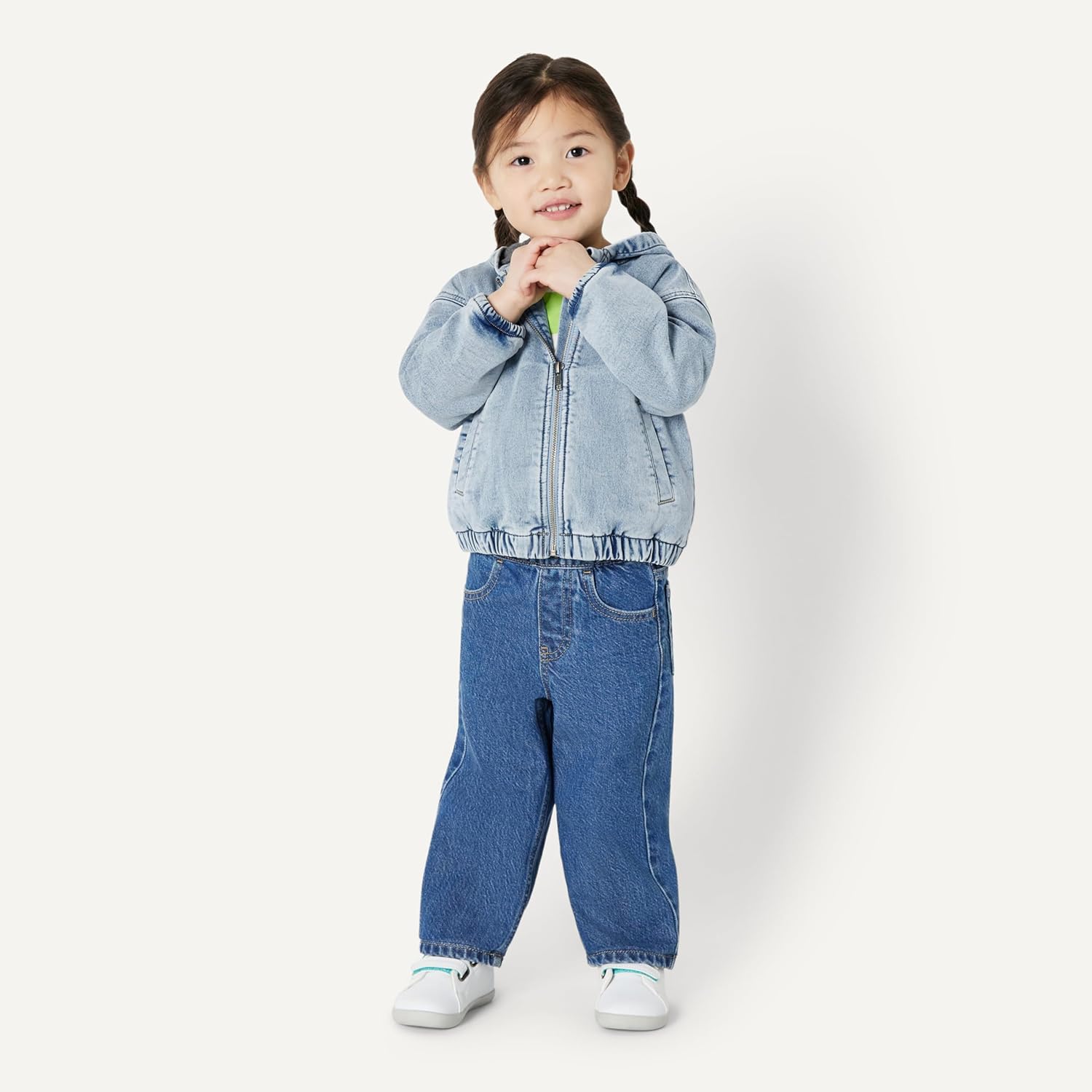 Thumbnail 5 de Amazon Essentials Veste en Denim Doux et Extensible – Coupe Standard Mixte Bébé