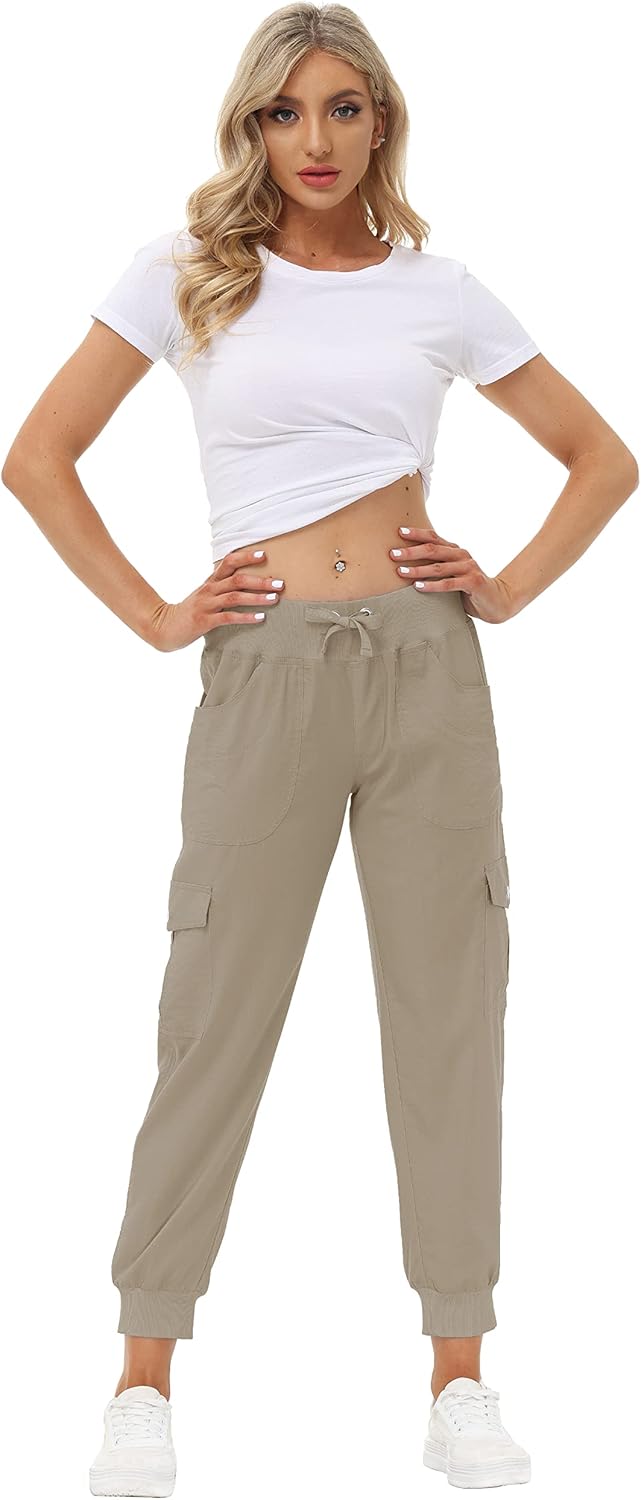 Thumbnail 1 de MoFiz Women's Hiking Cargo Pants – Lightweight, Quick-Dry with Six Pockets