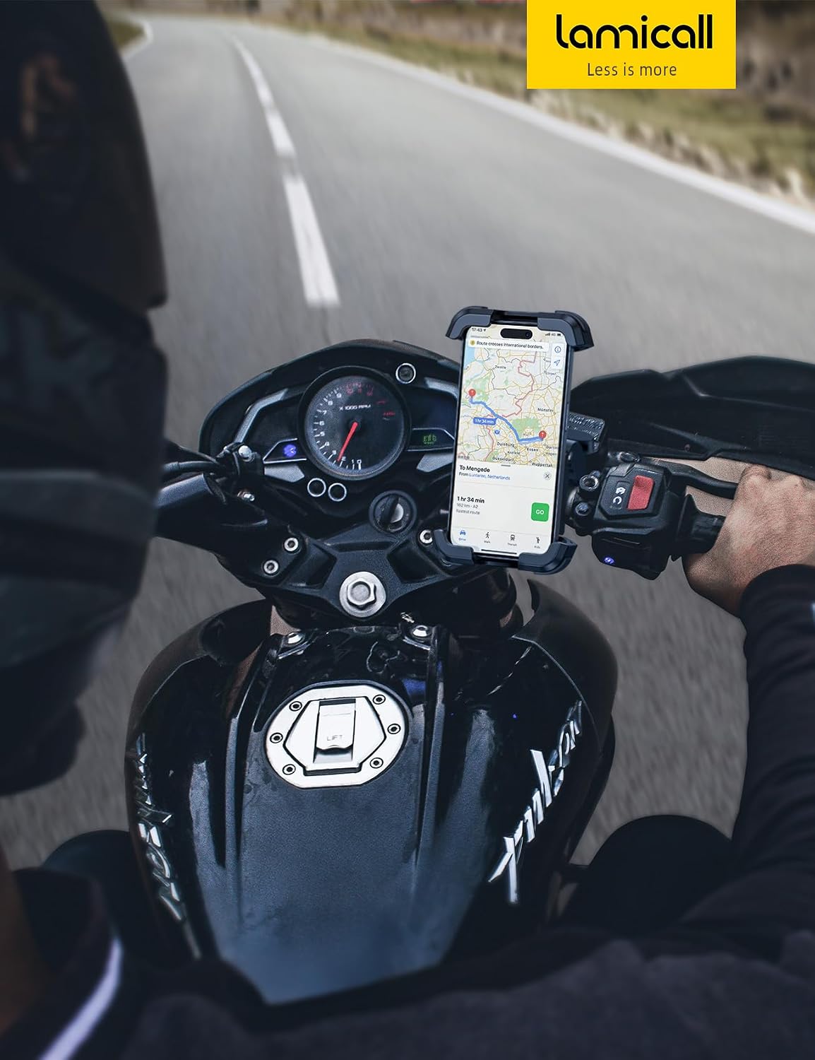 Thumbnail 6 de Lamicall Motorrad Handyhalterung 360° Drehung