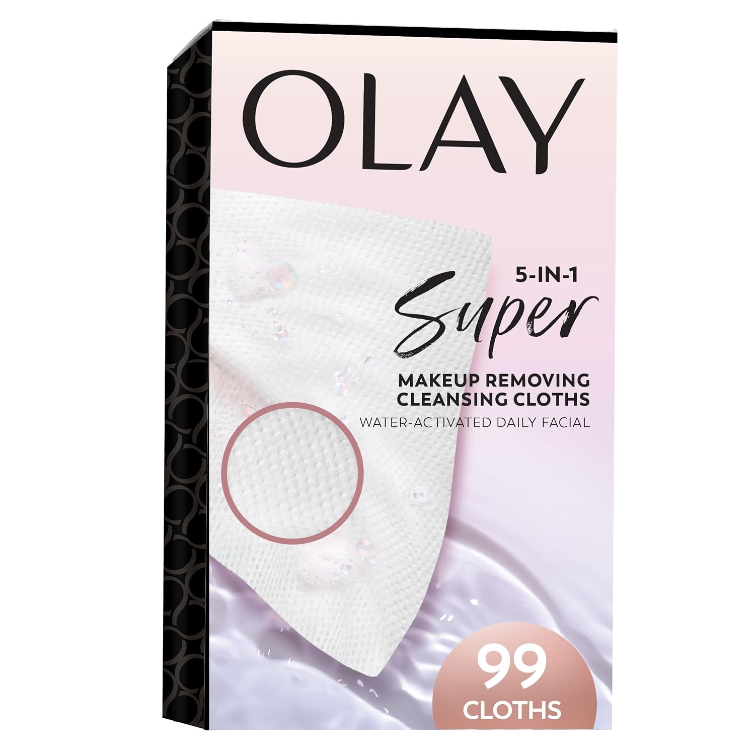 Detalle de Olay P_16906 Daily Facial Cleansing Cloths, Fragrance-Free, Water-Activated, 99 Count