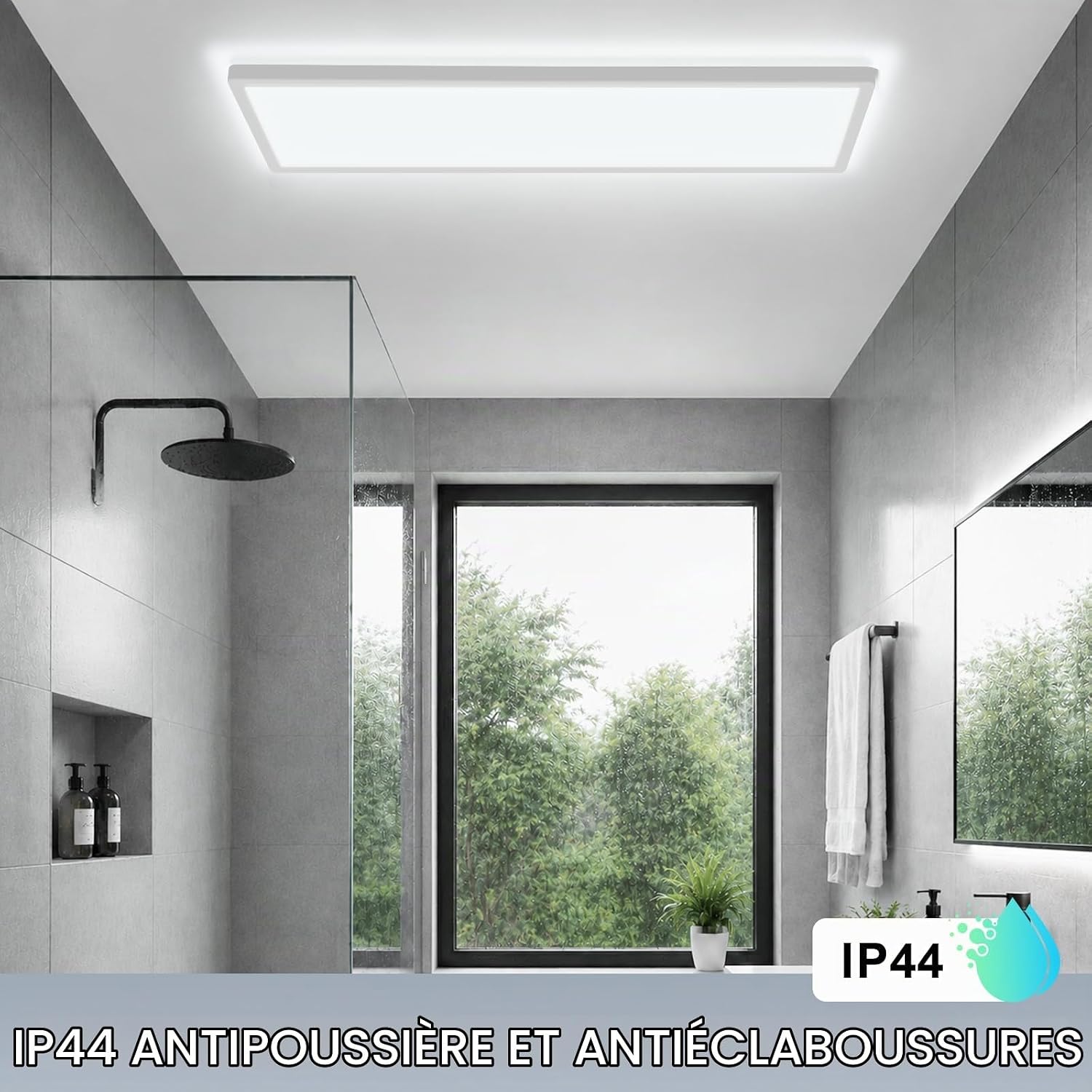 Detalle 1 de cupgow RN-RGBB led-plafondlamp, dimbaar, RGB, 3000–6500 K, IP44