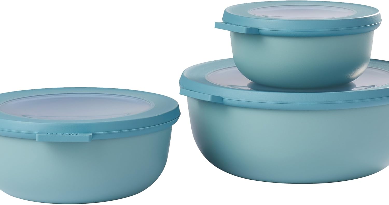 Thumbnail 5 de Mepal Cirqula Round 3-teiliges Set – Mikrowellengeeignet, 350 ml / 750 ml / 1250 ml, Nordic sage