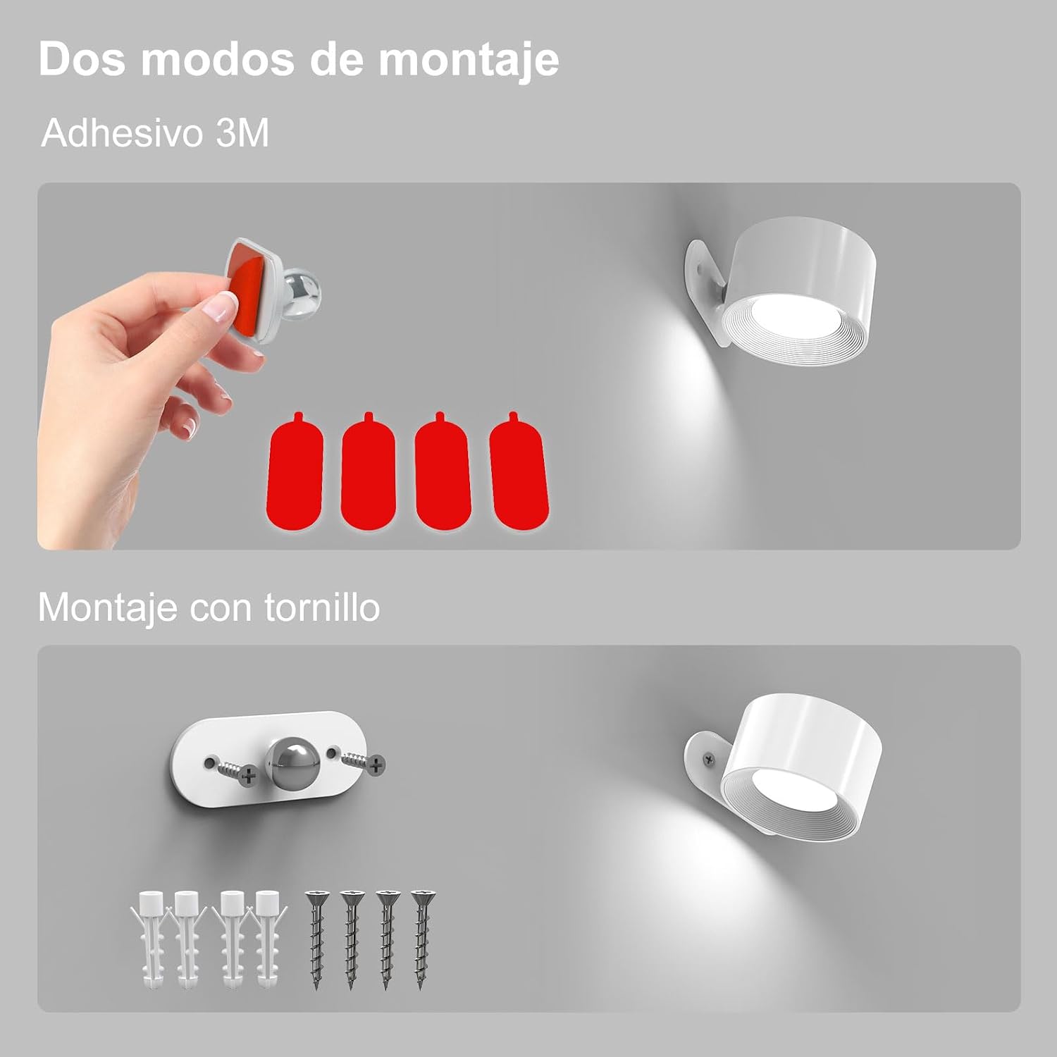 Thumbnail 5 de Feallive Lámpara de pared LED 2 piezas