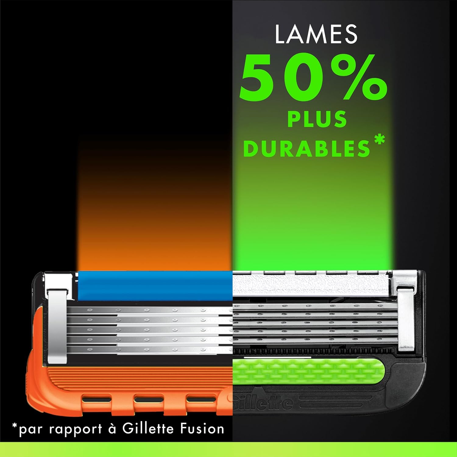Thumbnail 4 de Gillette Labs lot de 10 recharges de rasoir pour hommes (barre exfoliante, lames haut de gamme) compatibles GilletteLabs