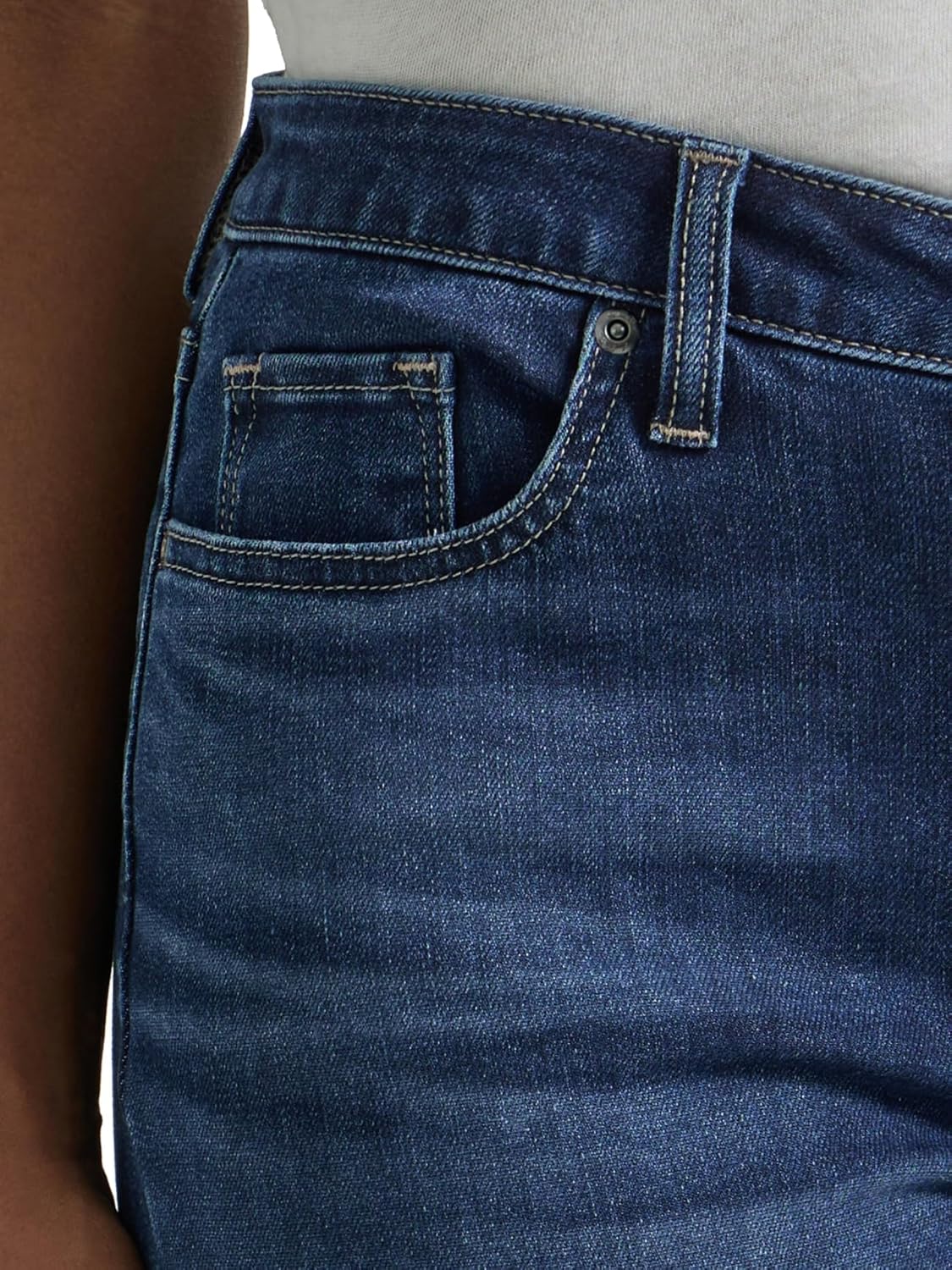 Detalle 2 de Lee Jean Bootcut légendaire – Taille mi-haute pour Femme, Rivers Edge, 38