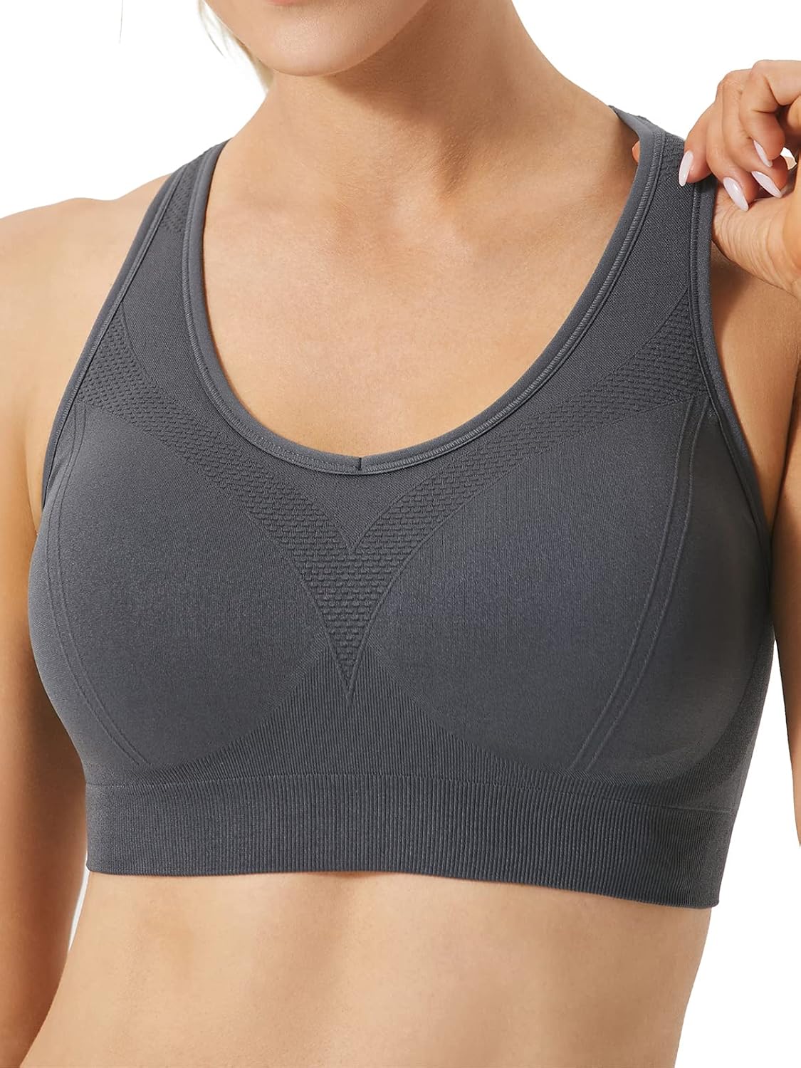Thumbnail 6 de FITTIN Racerback Sports Bra for Women – Padded Seamless Activewear
