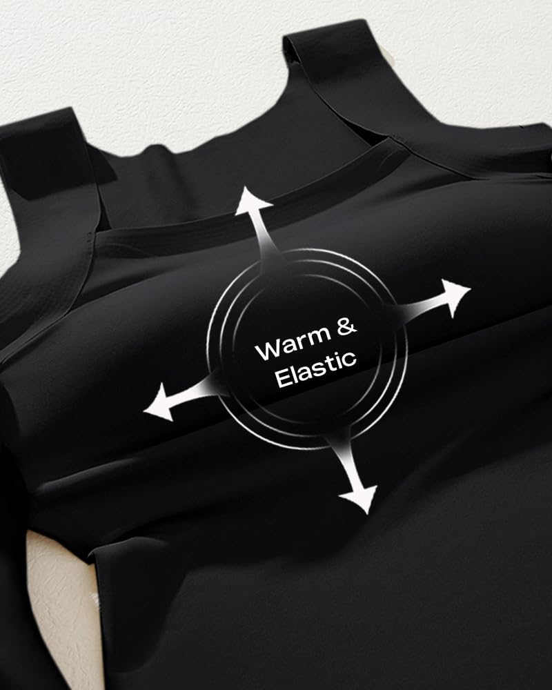 Detalle de CHICME Women’s U Neck Shapewear with Built-in Bra Tank Top