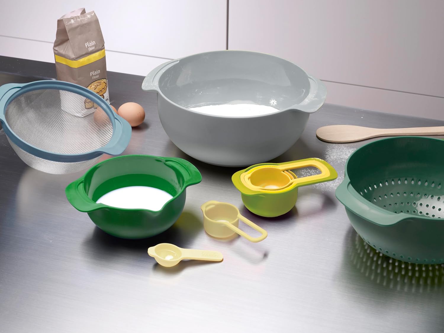 Thumbnail 1 de Joseph Joseph Nest 9 Plus 🥣 Juego de 9 piezas apilables acero inoxidable