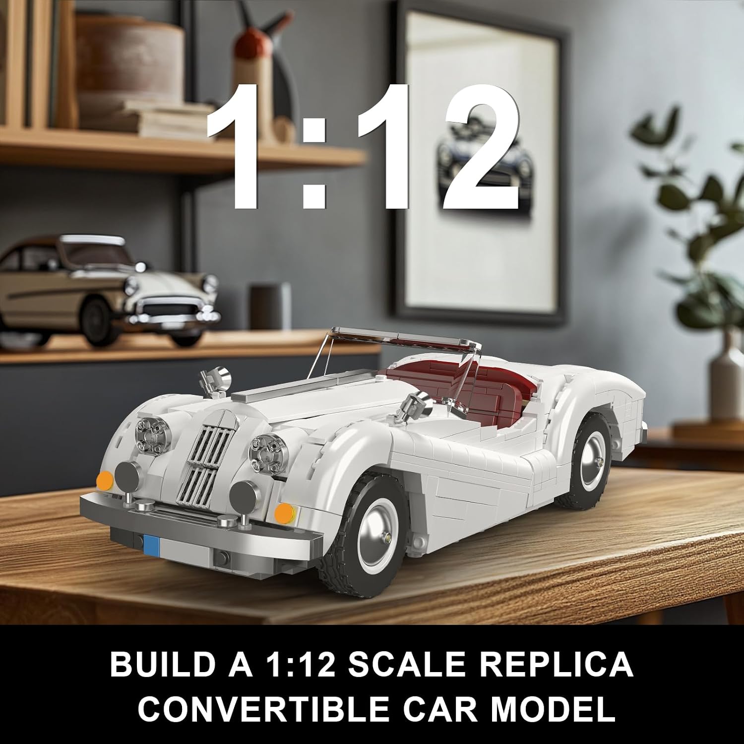 Thumbnail 2 de Mould King 10236 bouwpakket sportwagen, 1.302 onderdelen, statisch klassiek model
