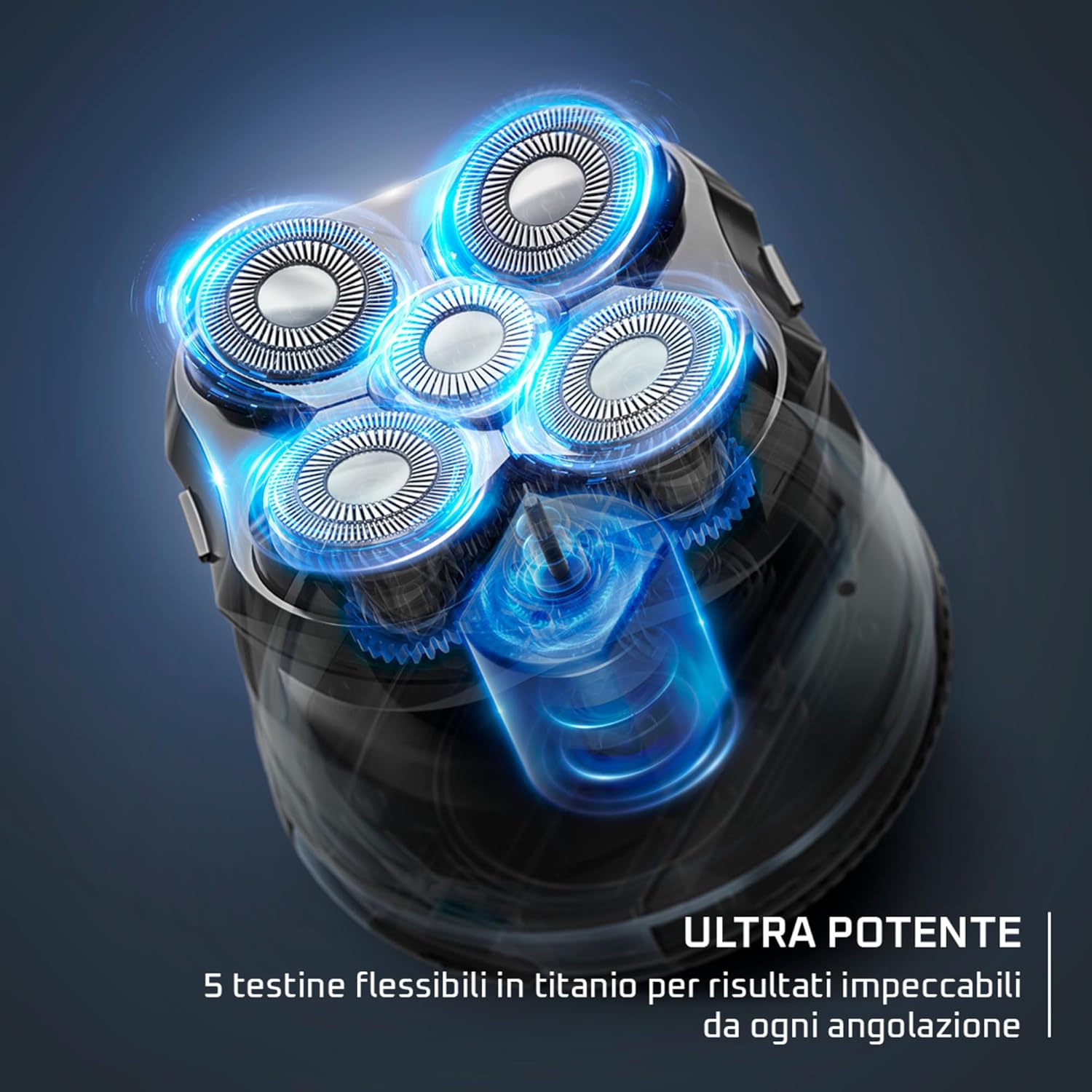 Detalle 2 de Rowenta GentleBald TN3110E0: rasoio a 5 testine in titanio con tecnologia GentleSkin
