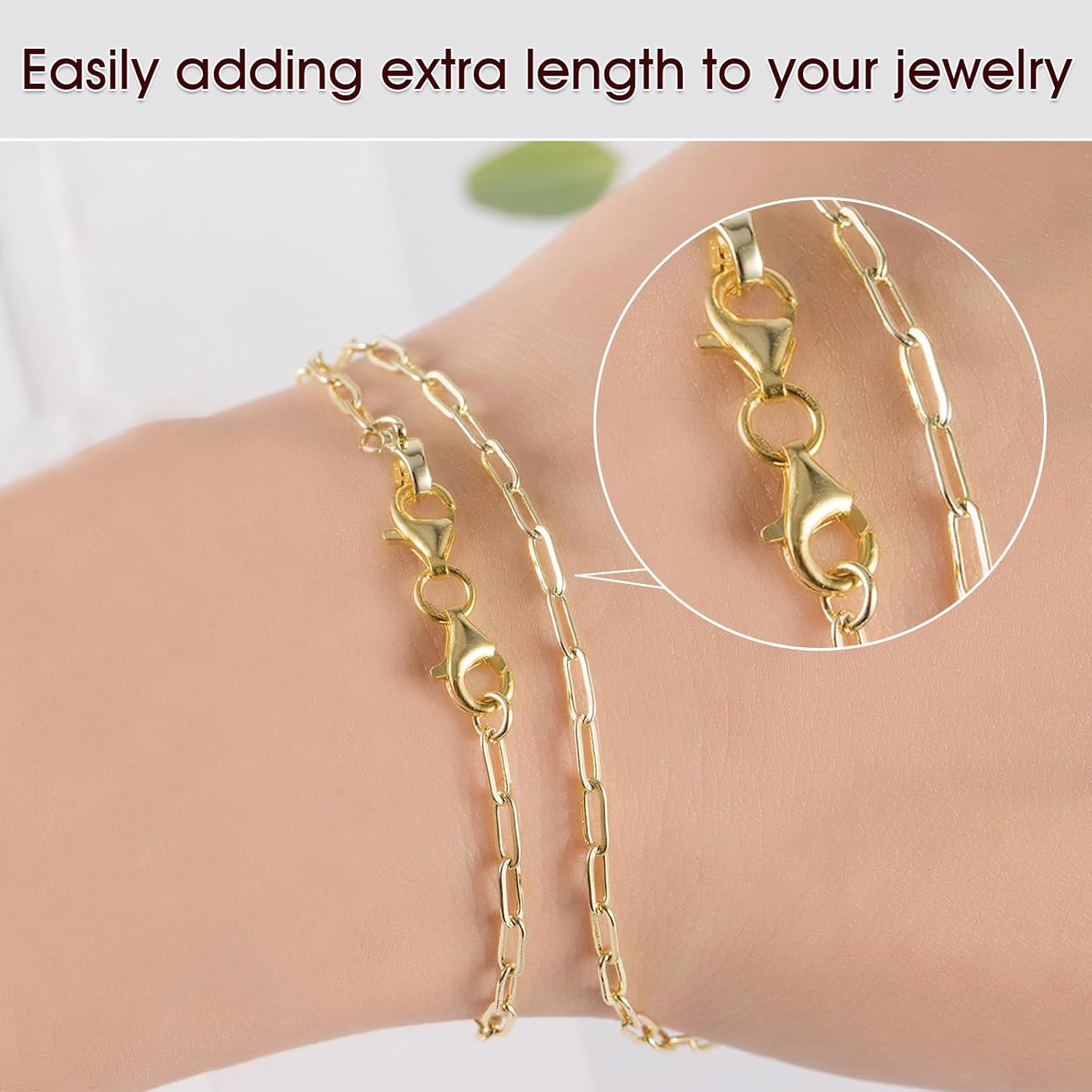 Detalle de OHINGLT Double-Ended Jewelry Clasps Brass