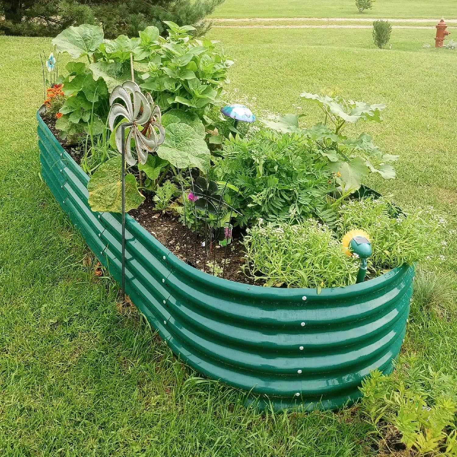 Thumbnail 1 de 8x3x1.5ft Galvanized Raised Garden Bed by Tramull
