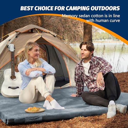 Detalle 2 de CYMULA Memory Foam Camping Mattress Pad 1.5"
