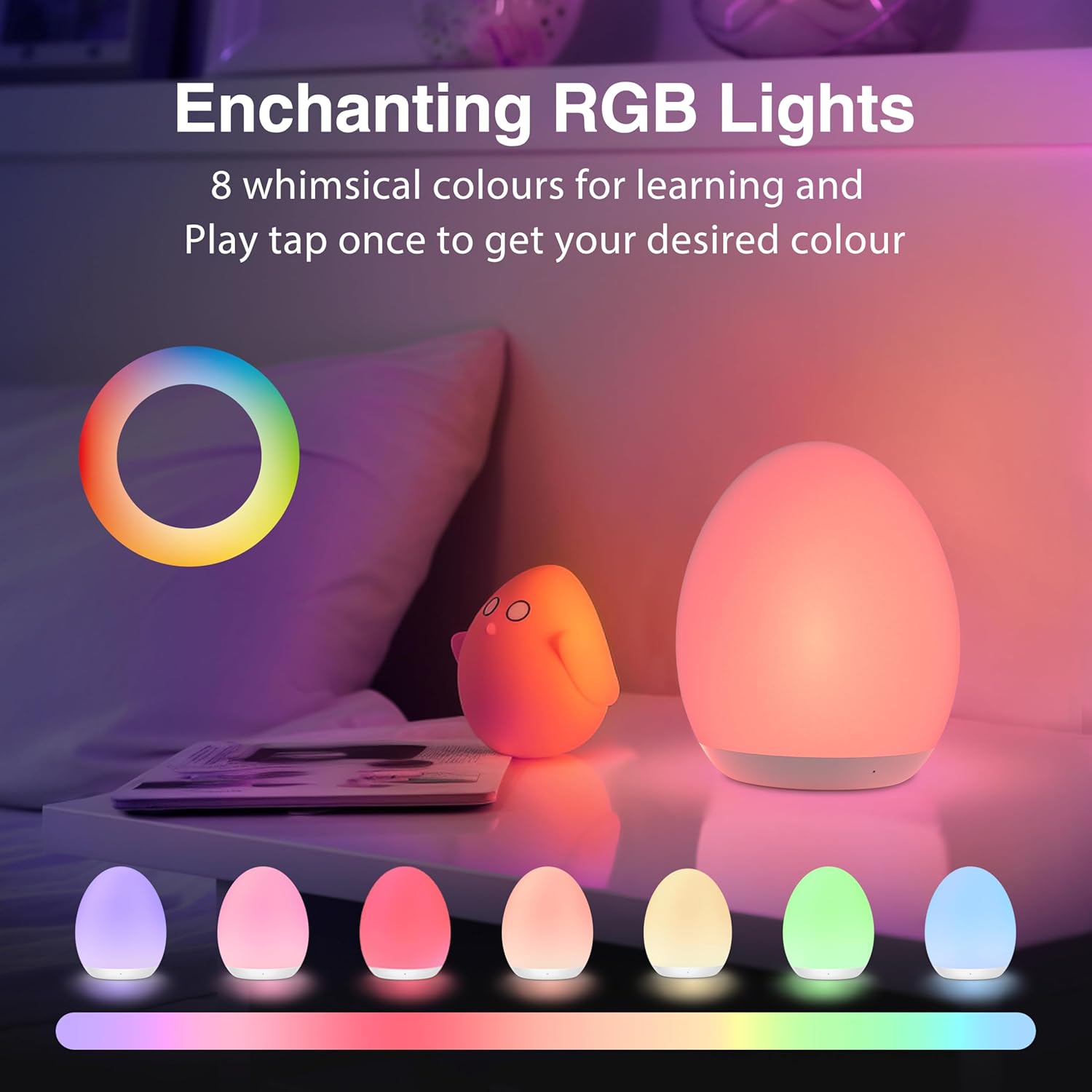 Thumbnail 2 de JolyWell Egg Night Light 100h 🔆