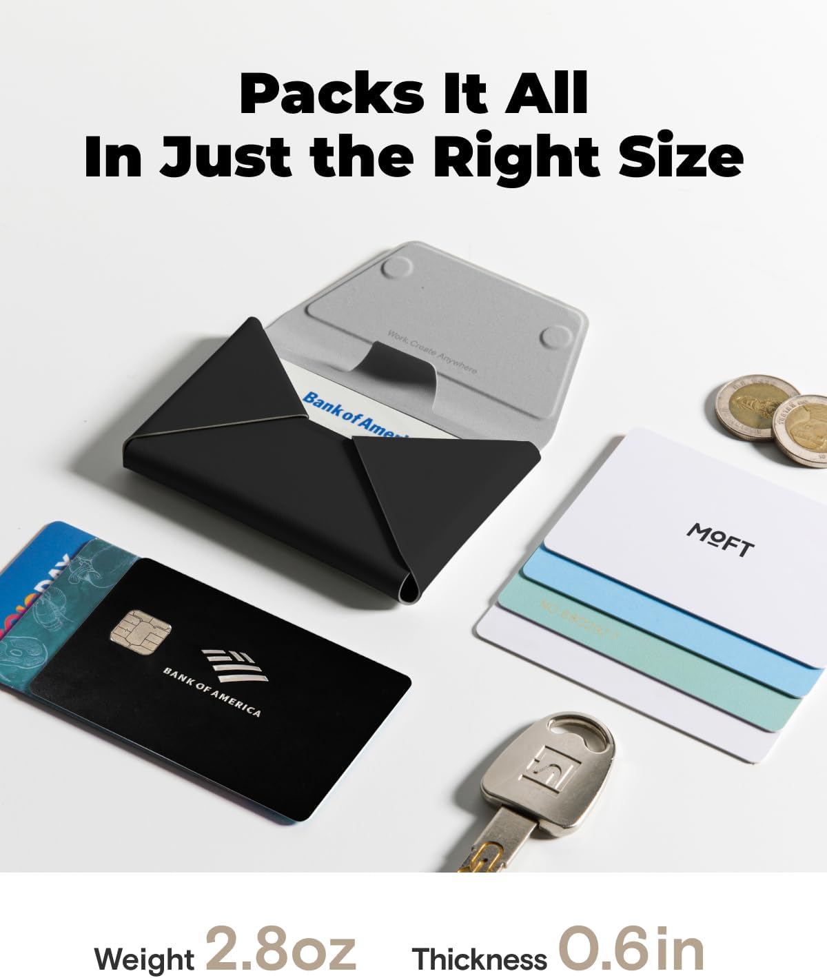 Thumbnail 3 de MOFT MagSafe Wallet 8‑card magnetic phone stand