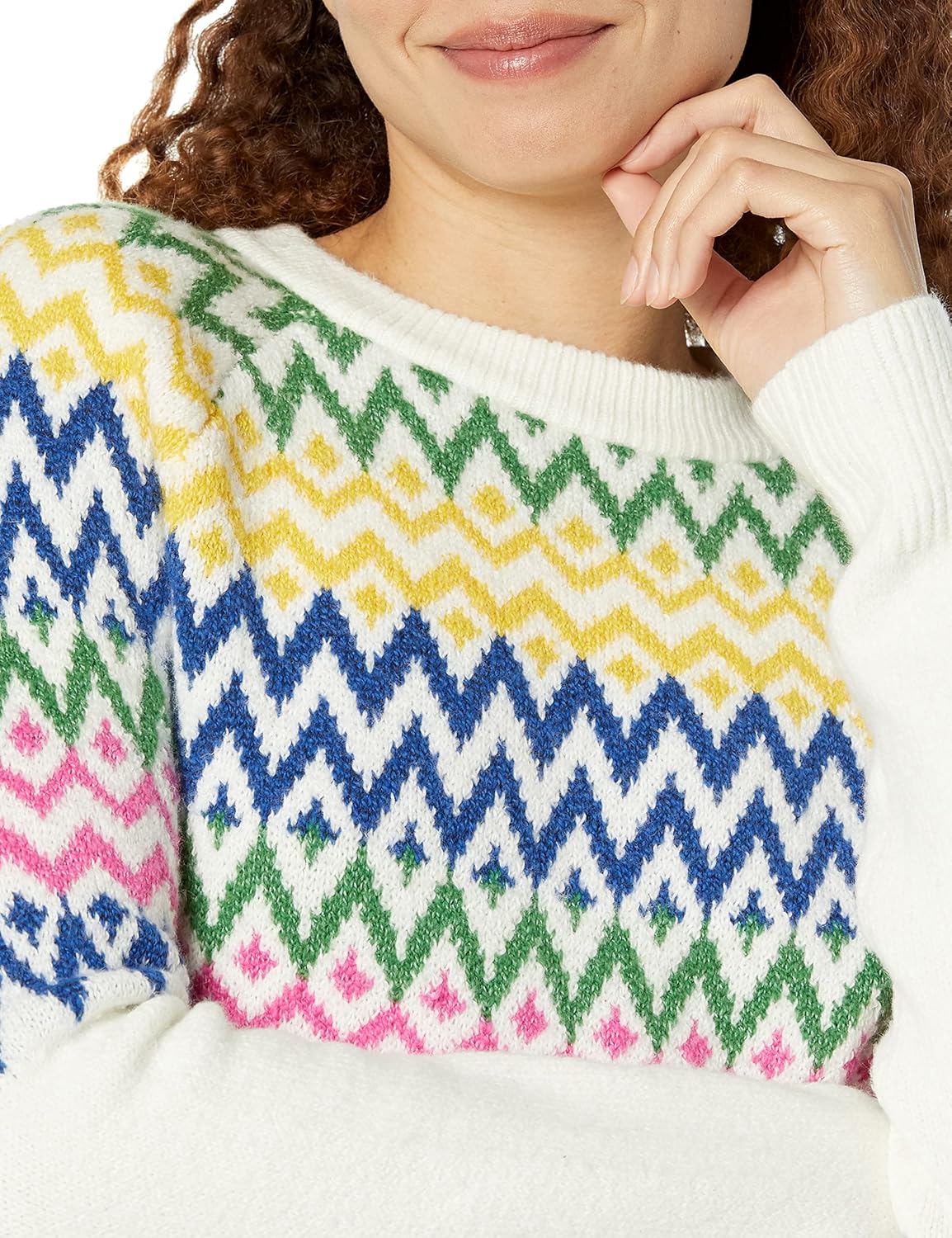 Thumbnail 2 de Amazon Essentials Women's Fair Isle Christmas Crewneck Jumper