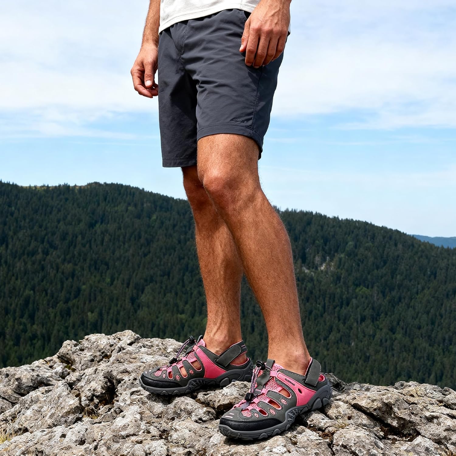 Thumbnail 1 de SAGUARO Homme Femme Sandales Respirantes Antidérapant: sandales de trek dédiées au confort et à la traction