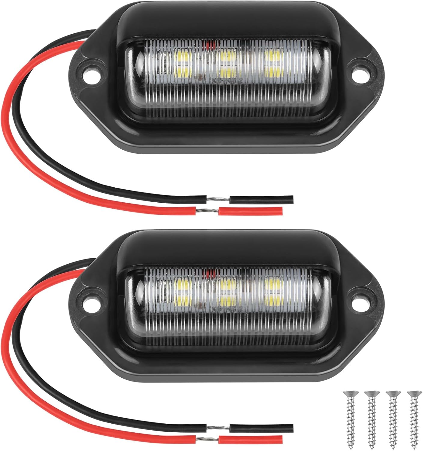 Detalle de URAQT 2PCS LED Luce targa 6500K