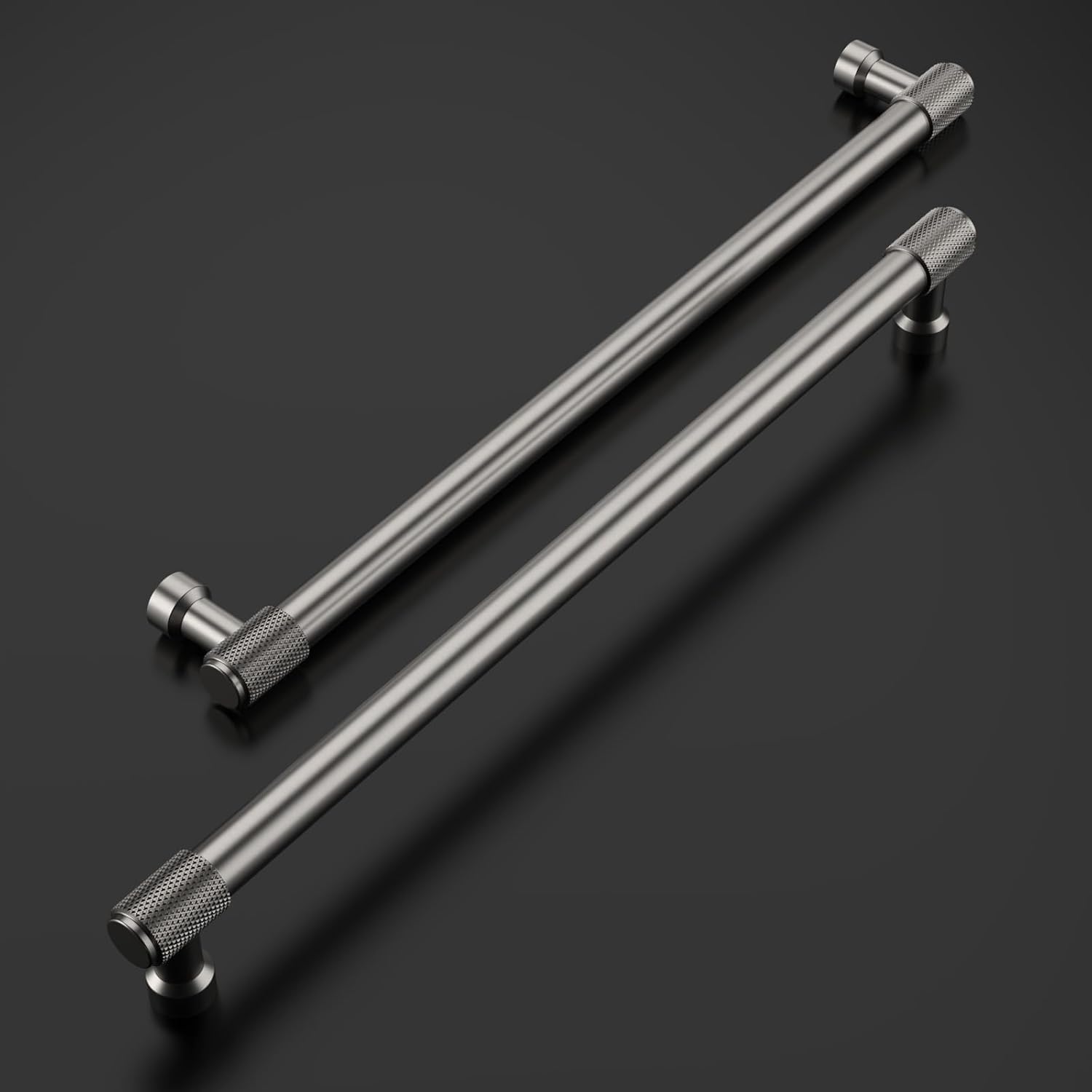 Detalle 2 de Amerdeco 10 Pack Brushed Satin Nickel Cabinet Pulls 254mm