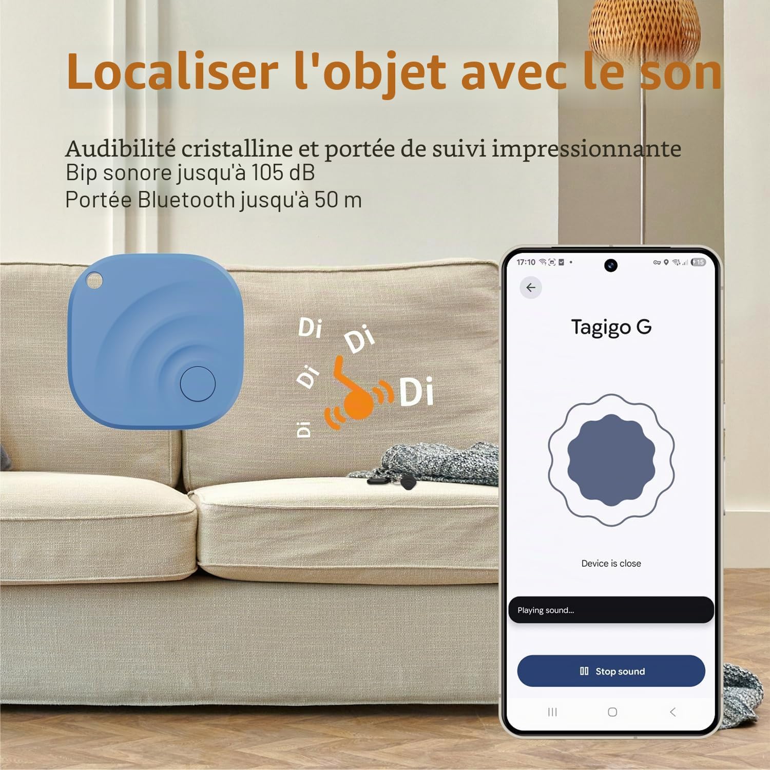 Detalle de Reyke Android Tracker – Smart Tag (4 Pack) compatible Google Find My