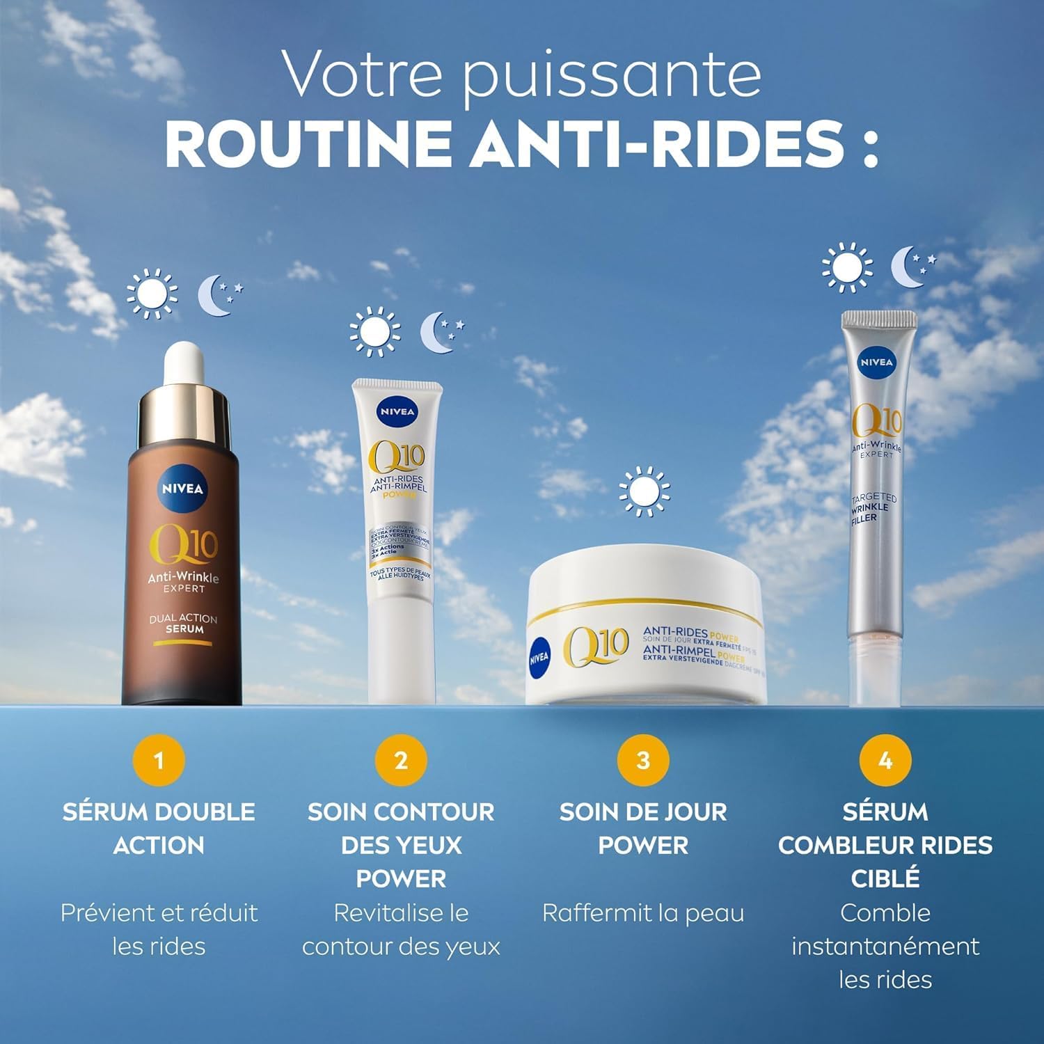 Detalle 2 de NIVEA Q10 Power Duo 2x50ml Crème visage