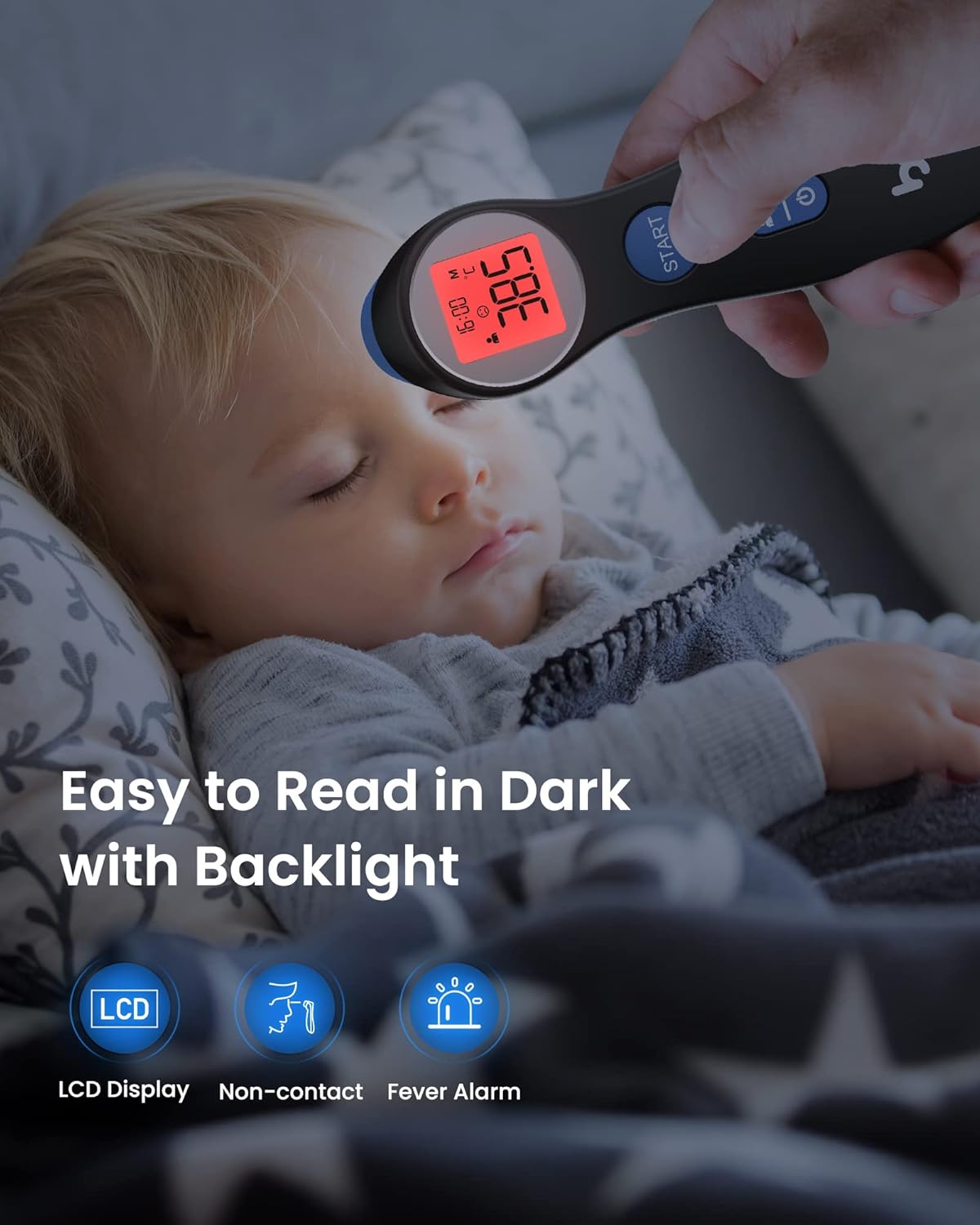 Thumbnail 5 de Forehead Thermometer No-Touch Infrared 1