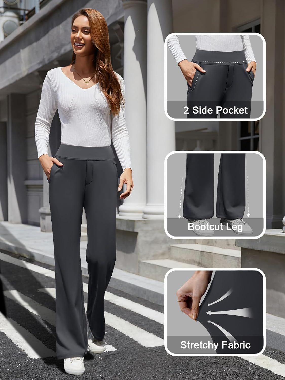 Detalle de DLOODA Women's Dress Pants