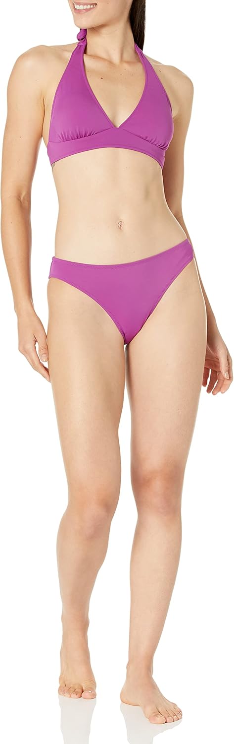 Thumbnail 4 de Amazon Essentials Women's Light-Support Tie Halter Bikini Top (Available in Plus Size)