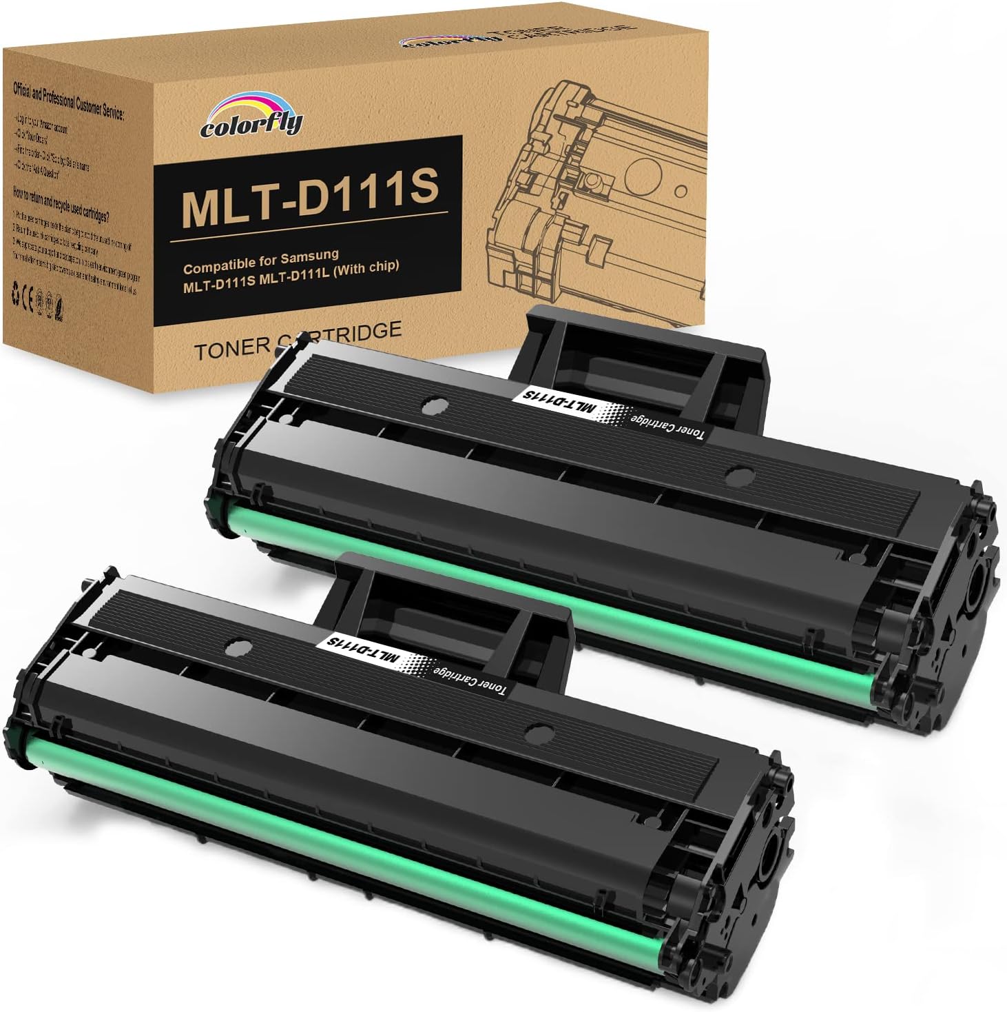 Detalle de colorfly MLT-D111S Toner compatible 1.800 páginas