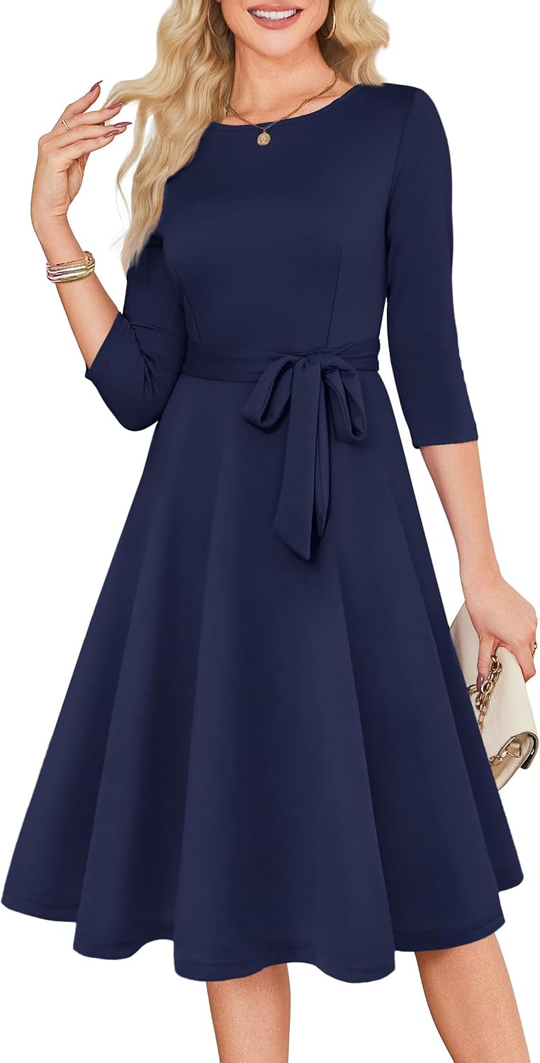 Detalle 2 de RUMIA Women's Cocktail Dress 3/4 Sleeve