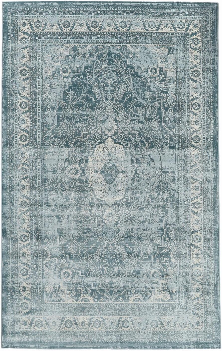 Detalle de RugVista Jacinda – dywan 240 × 350 cm, jasnoniebieski, niskie runo