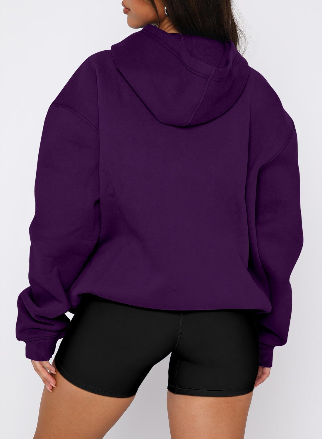 Thumbnail 2 de onlypuff Women's Oversized Pullover Hoodie with Kangaroo Pocket
