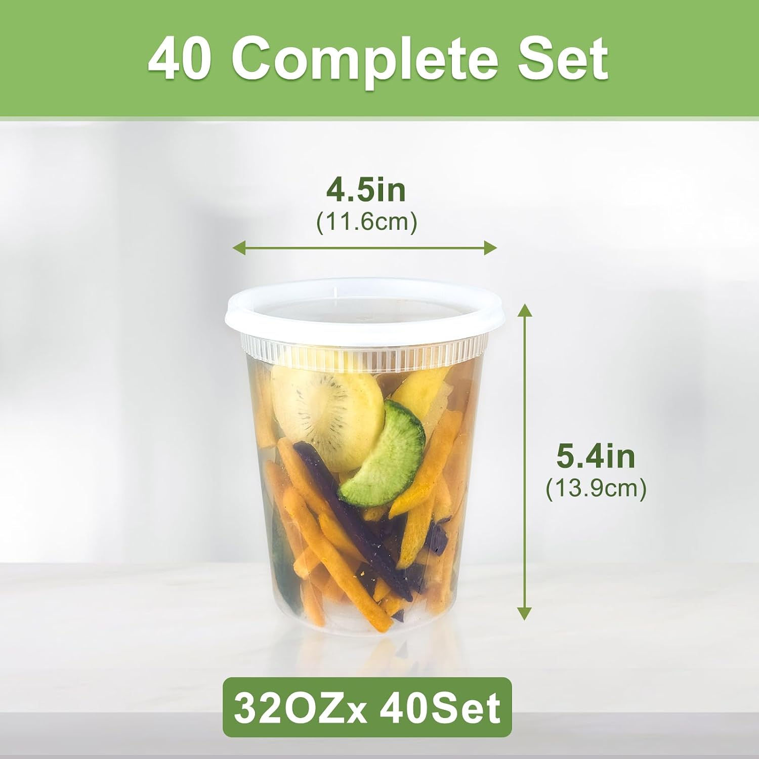 Thumbnail 1 de Dipoo 80-Piece Deli Containers ⚙