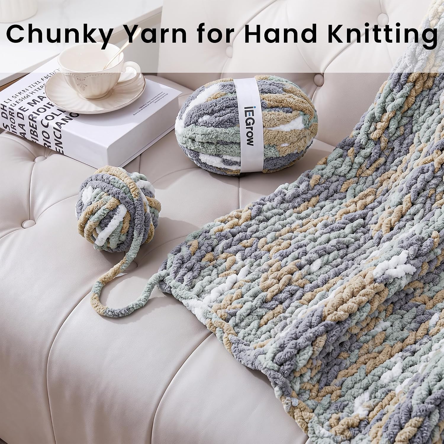 Thumbnail 4 de iEGrow Chunky Yarn #10