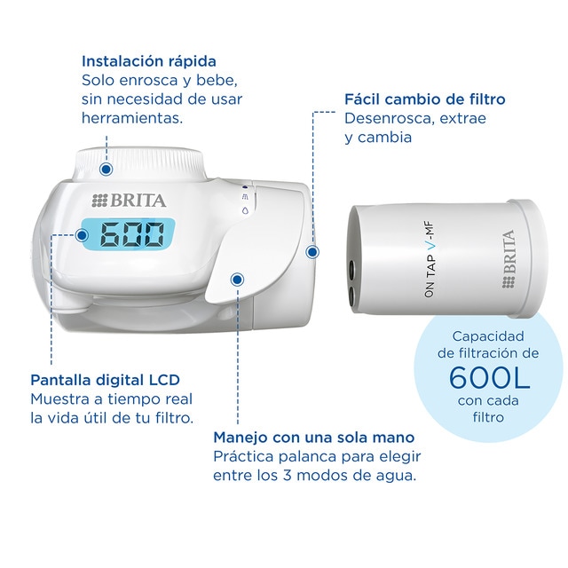 Thumbnail 2 de Brita Sistema de filtración para grifo con filtro On Tap
