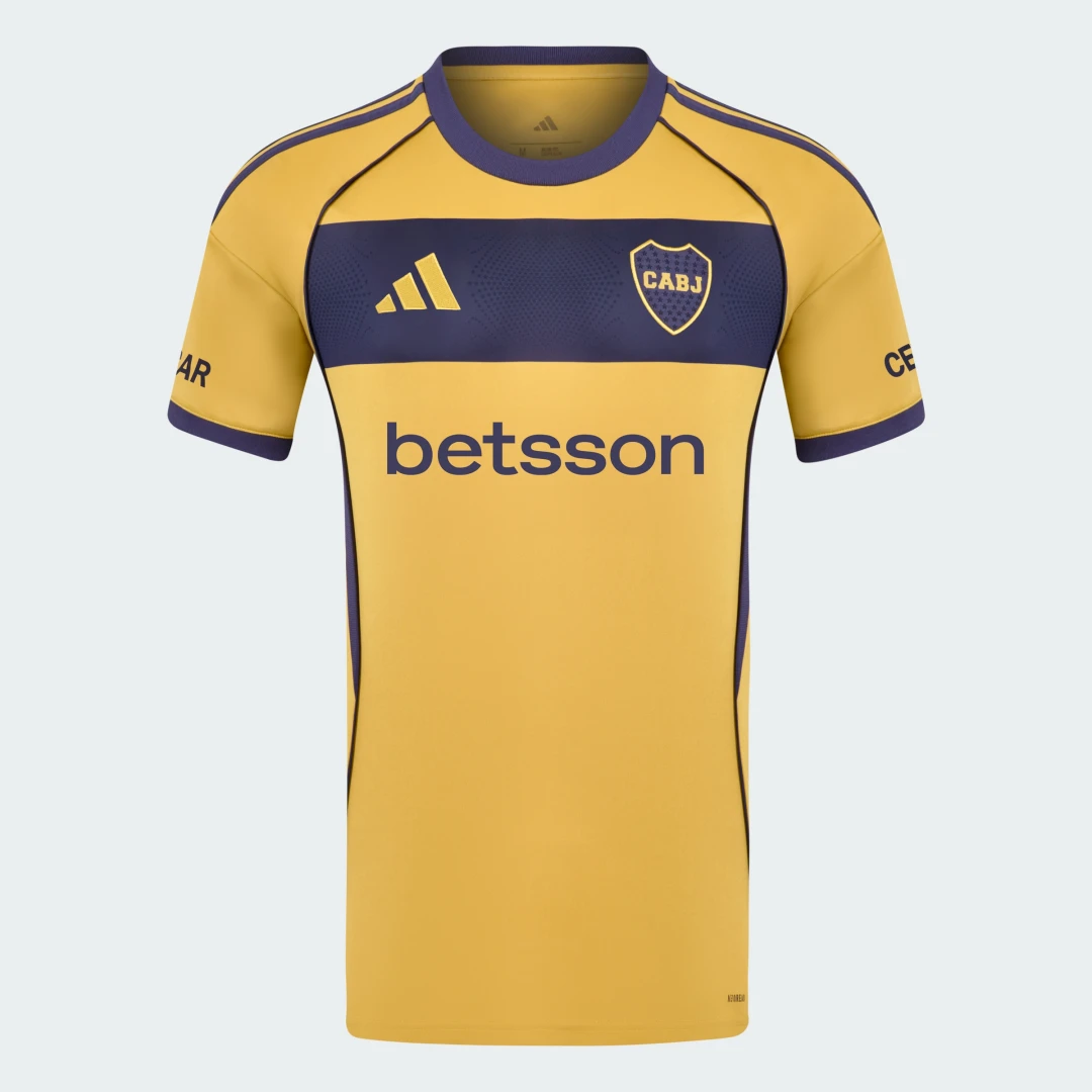 Detalle de Camiseta segunda equipación Boca Juniors 25/26 – Adidas