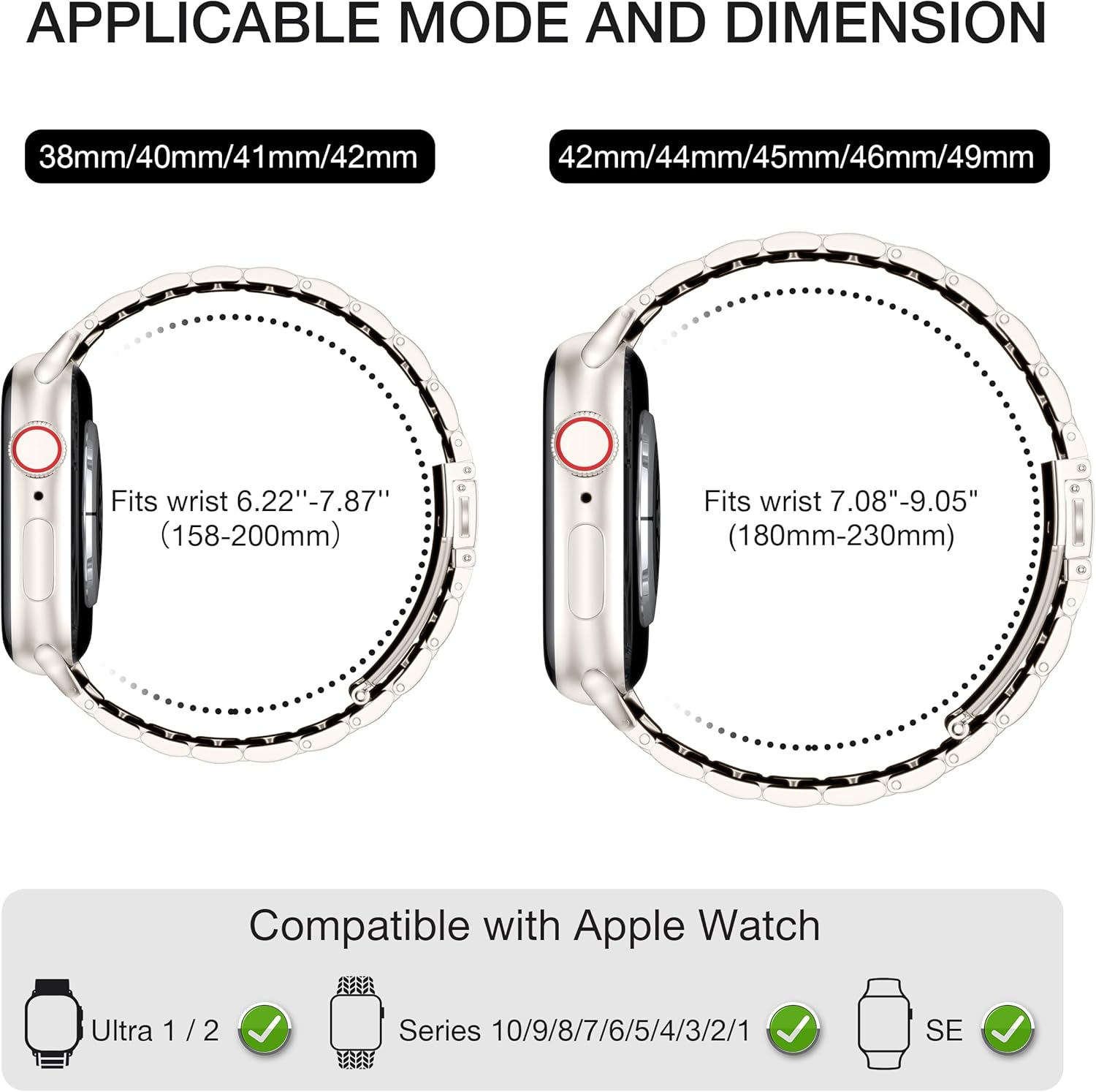 Thumbnail 4 de EPULY Metal Band for Apple Watch 42mm