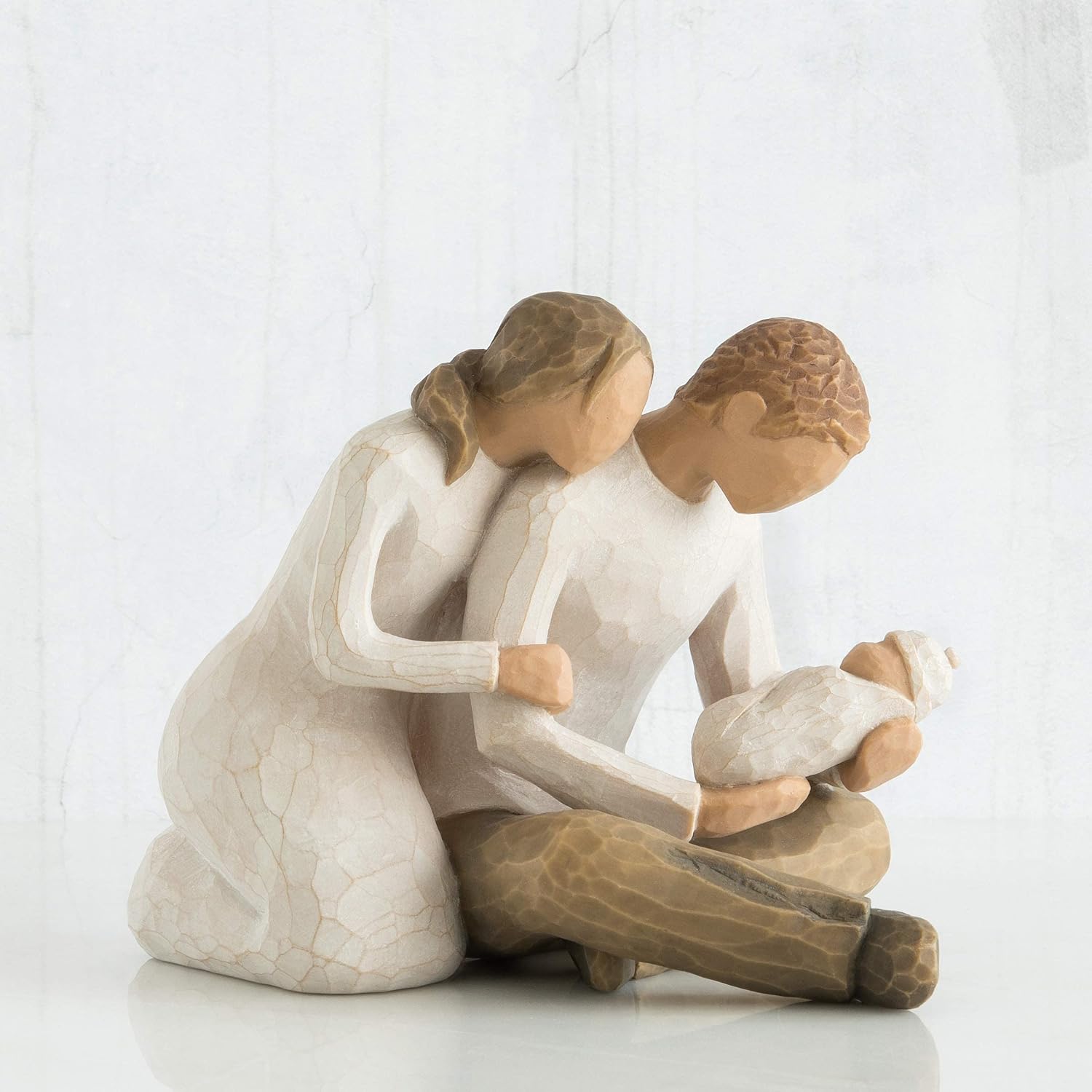 Thumbnail 1 de Enesco Willow Tree New Life Figurine – Handgefertigte Harzfigur mit Holzoptik, 12,5 cm