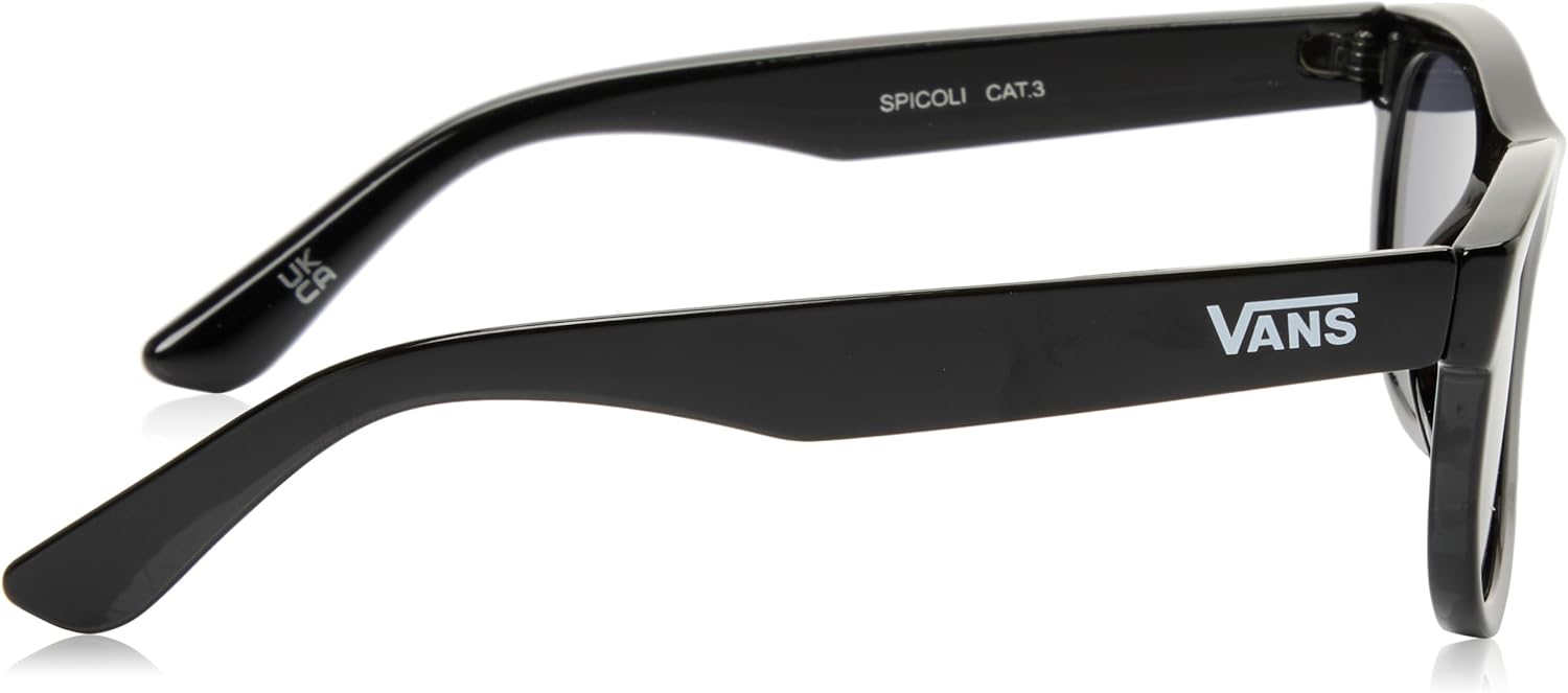 Detalle de Vans Gafas de sol Spicoli negras – montura y lentes en policarbonato, protección UVA/UVB 400