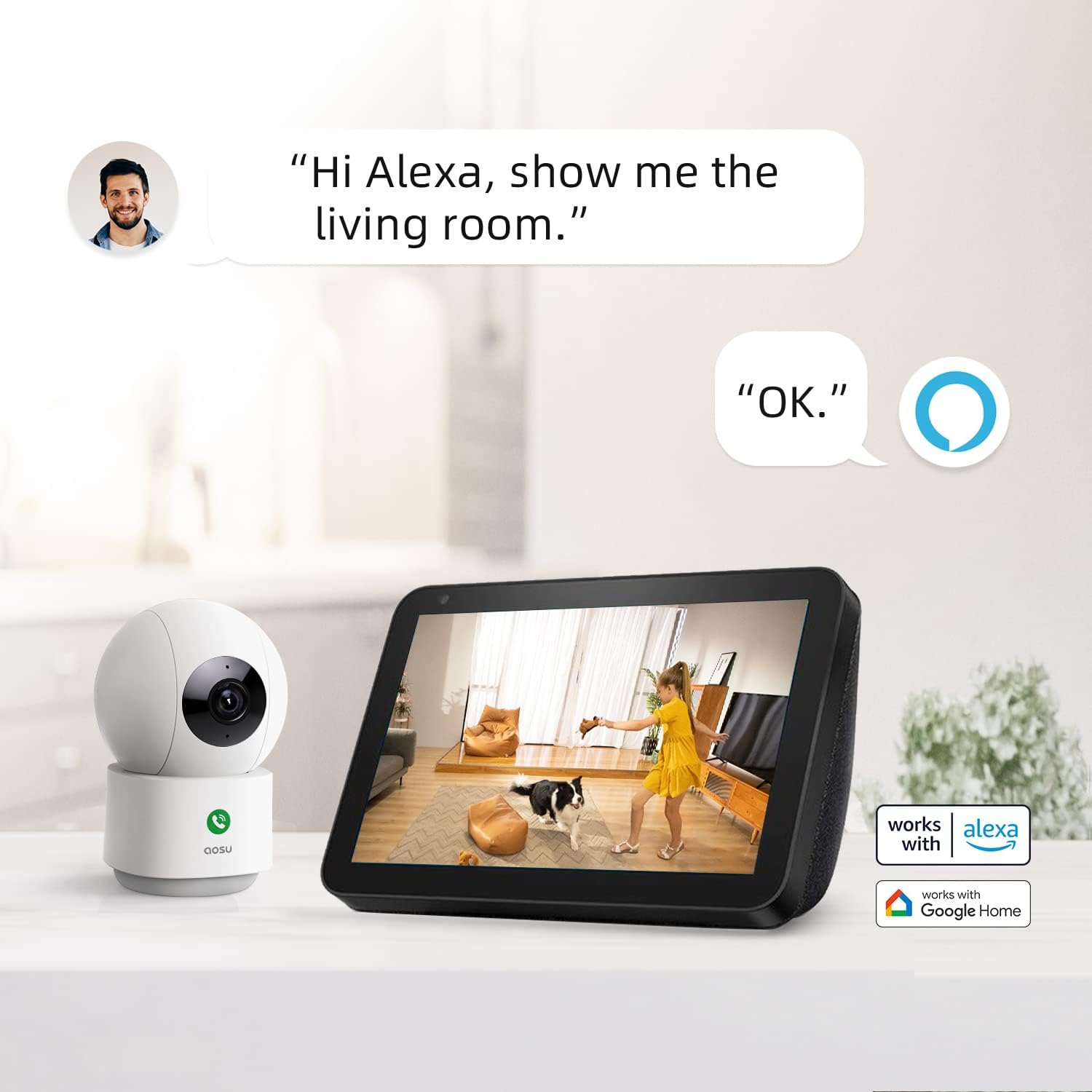 Thumbnail 5 de aosu 2K Indoor Camera 2-Pack 3MP