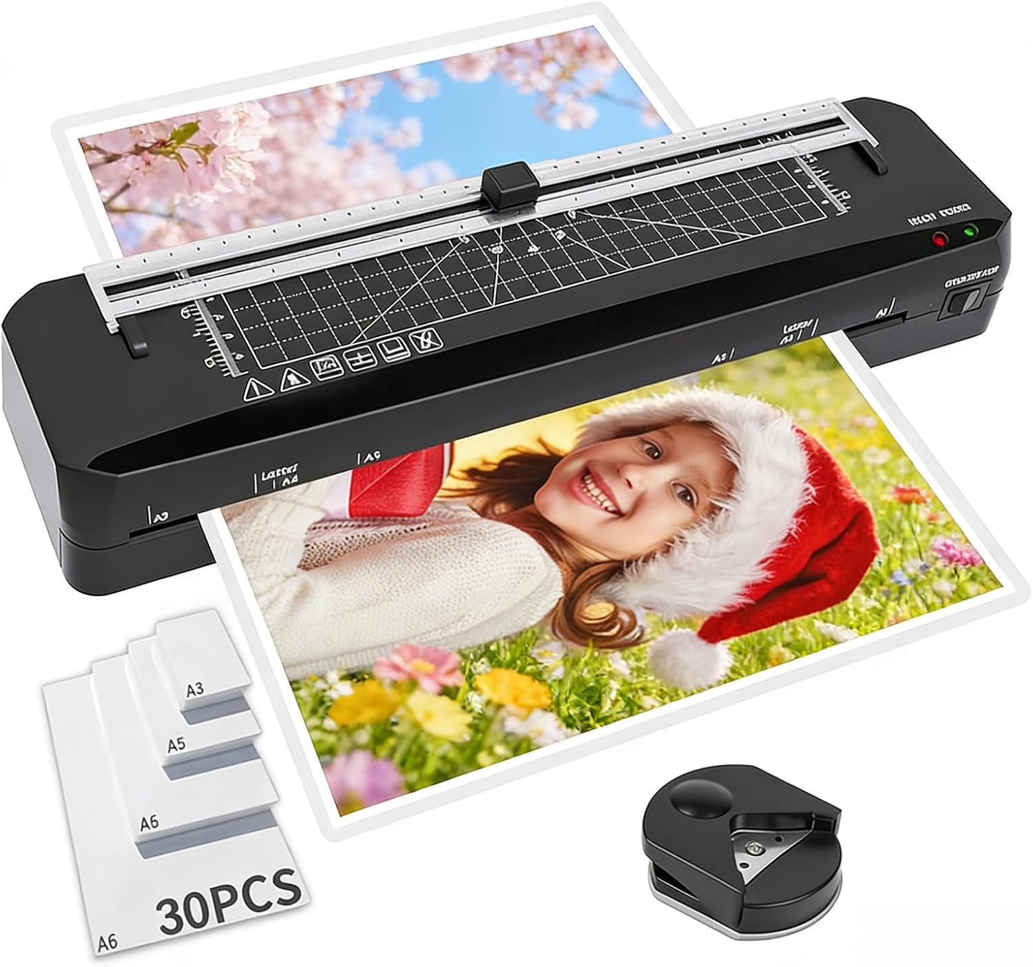 Detalle de A3 Laminator with Built-in Trim