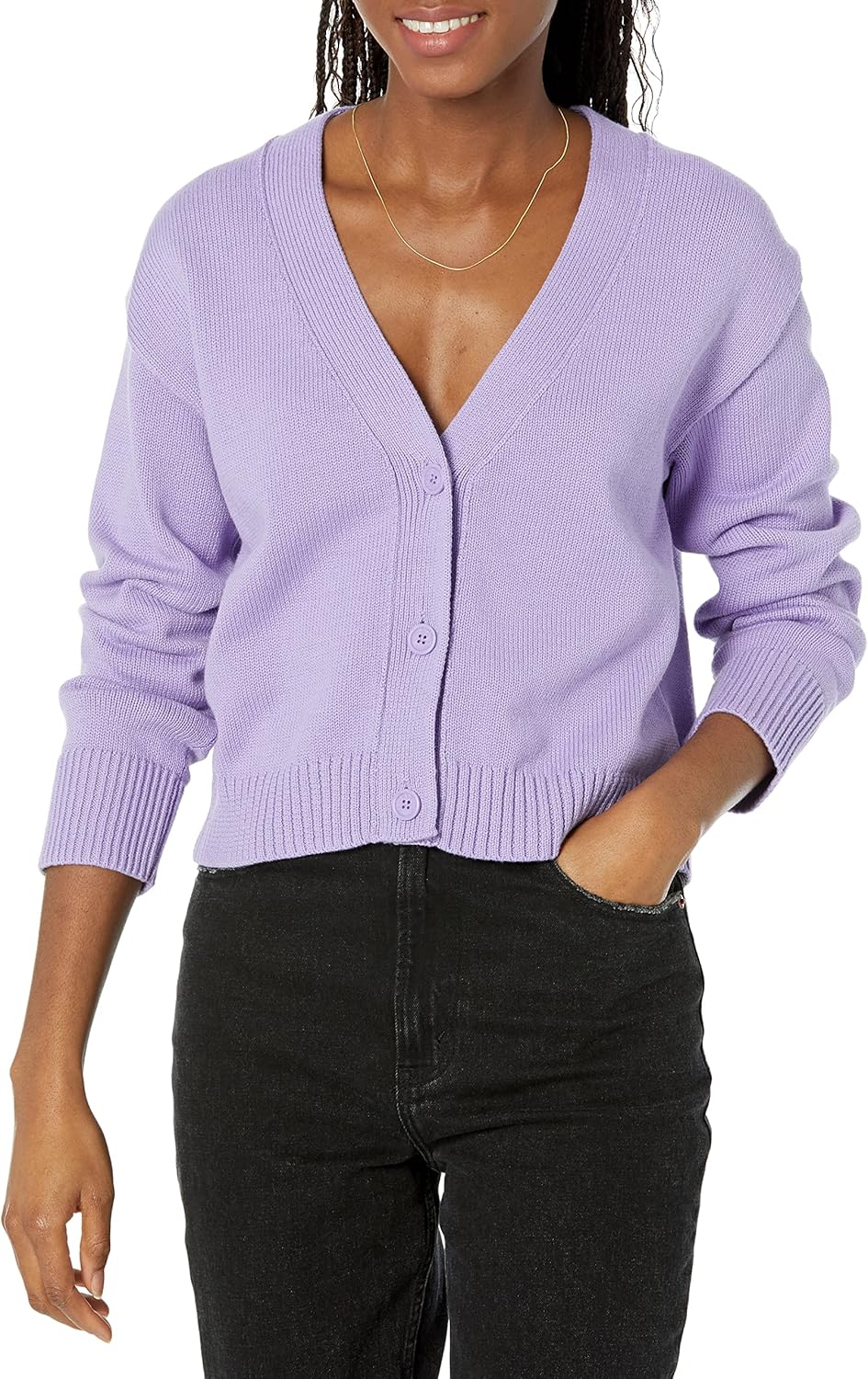 Thumbnail 6 de Amazon Essentials Damen Kurzer Cardigan mit V-Ausschnitt und Knopfleiste