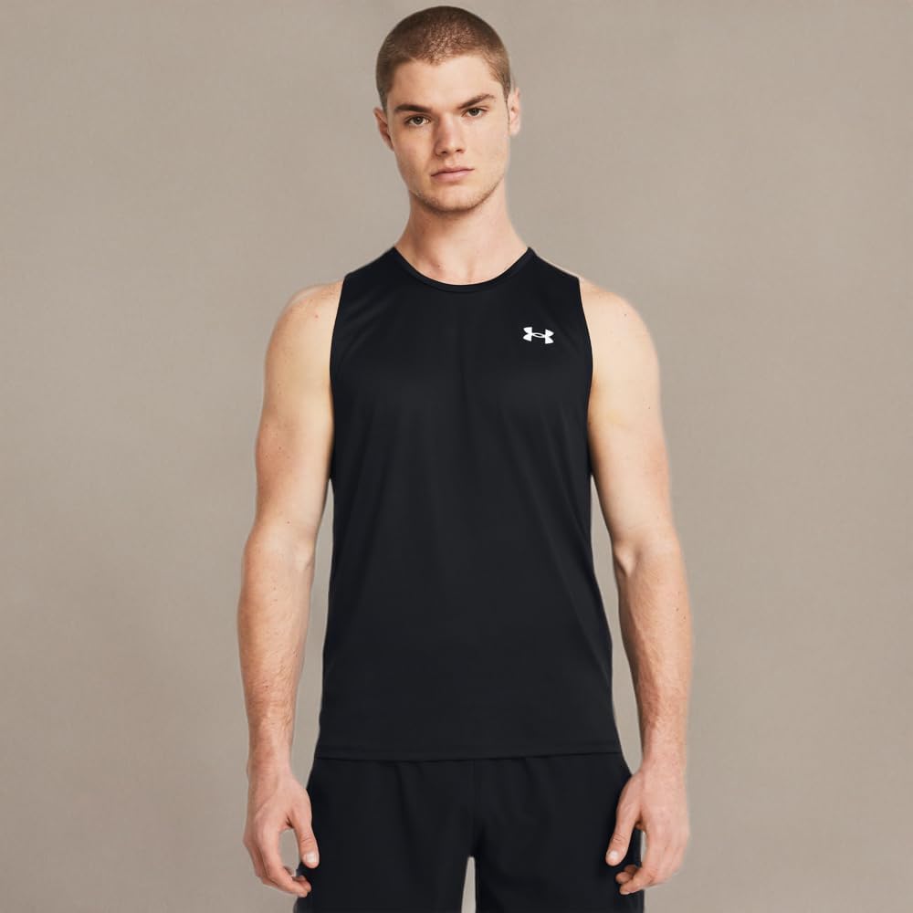 Thumbnail 4 de Under Armour Herren Tech Tank Top T-Shirt – schnelles Trocknen, weiches Tragegefühl und geruchsregulierende Technologie