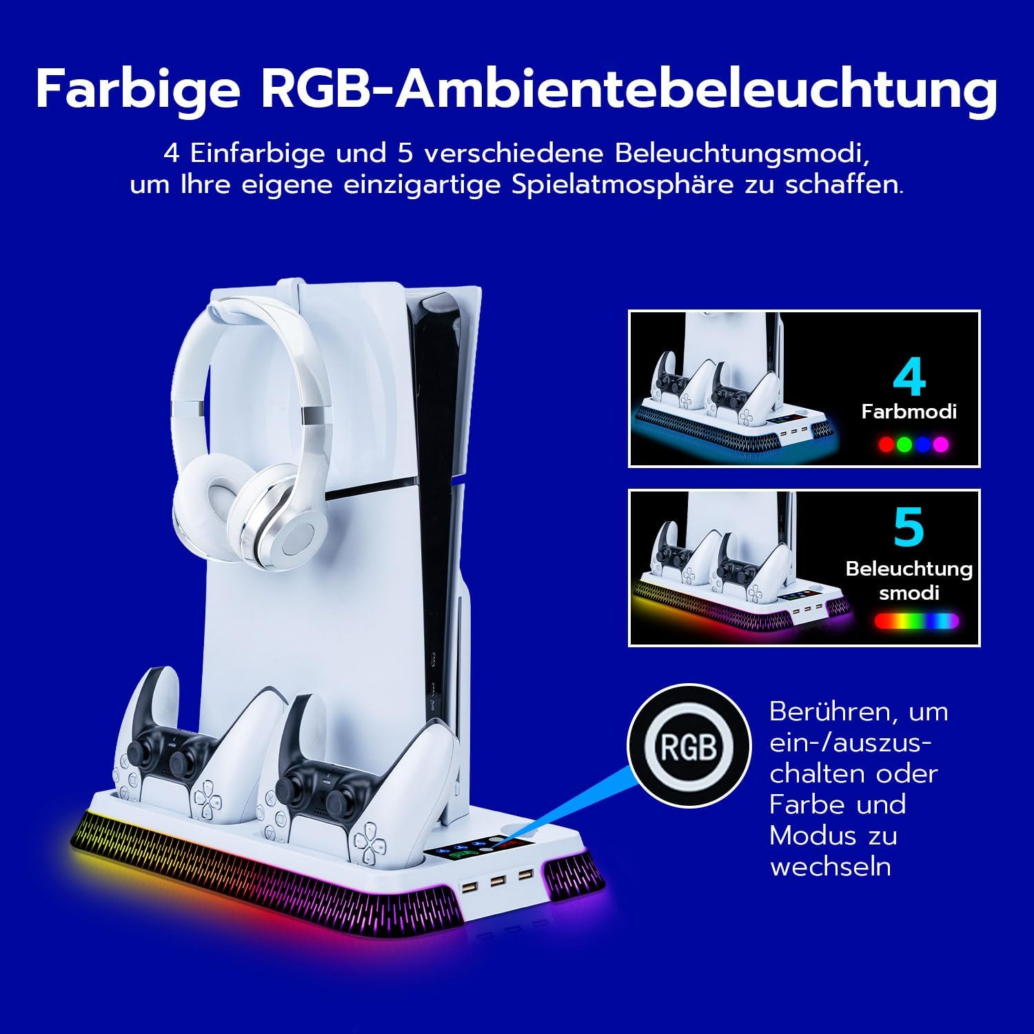 Thumbnail 5 de Wigearss PS5 Kühler Standfuß für 2020