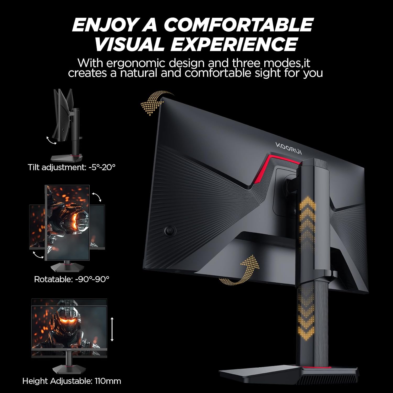Thumbnail 6 de KOORUI G2511P 24.5" 200Hz gaming monitor