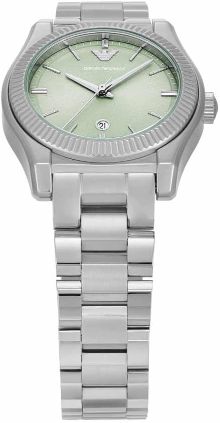 Thumbnail 3 de Emporio Armani Uhr mit grünem Zifferblatt – 32 mm Gehäuse, 50 m Wasserdicht